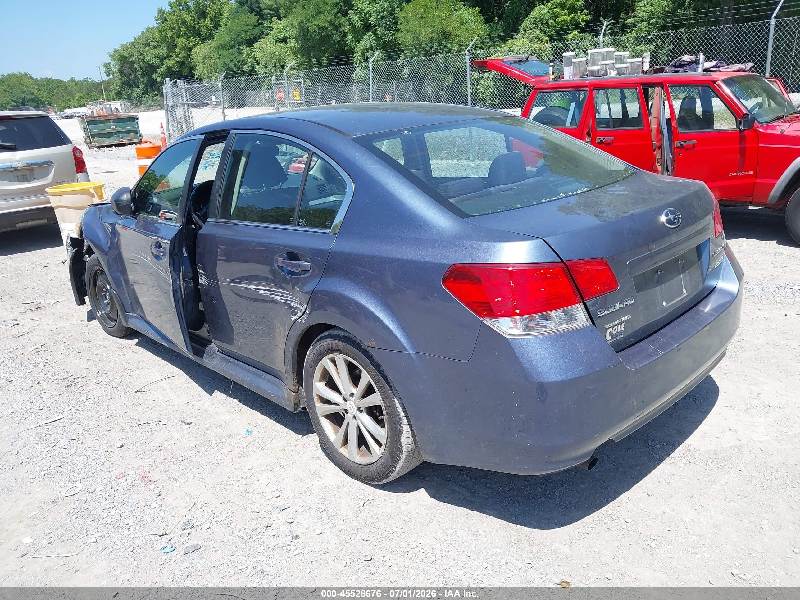 2014 Subaru Legacy 2.5i Blue vin: 4S3BMBA62E3004584