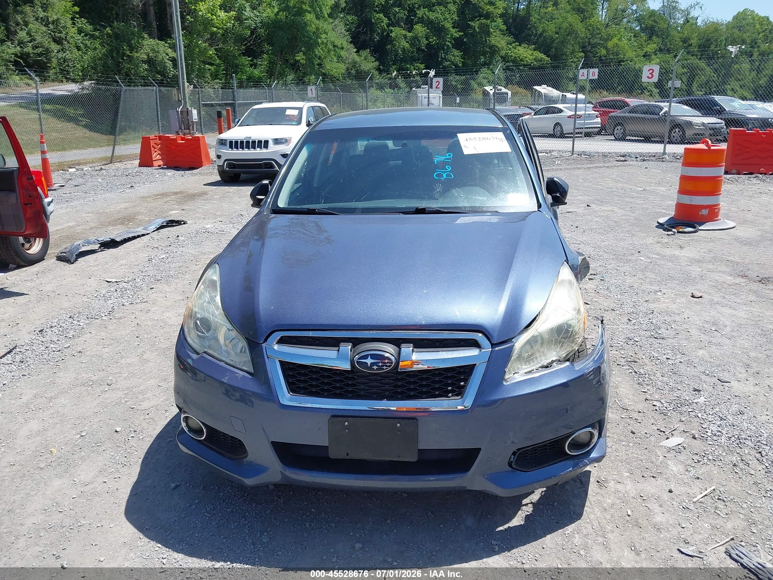 2014 Subaru Legacy 2.5i Blue vin: 4S3BMBA62E3004584