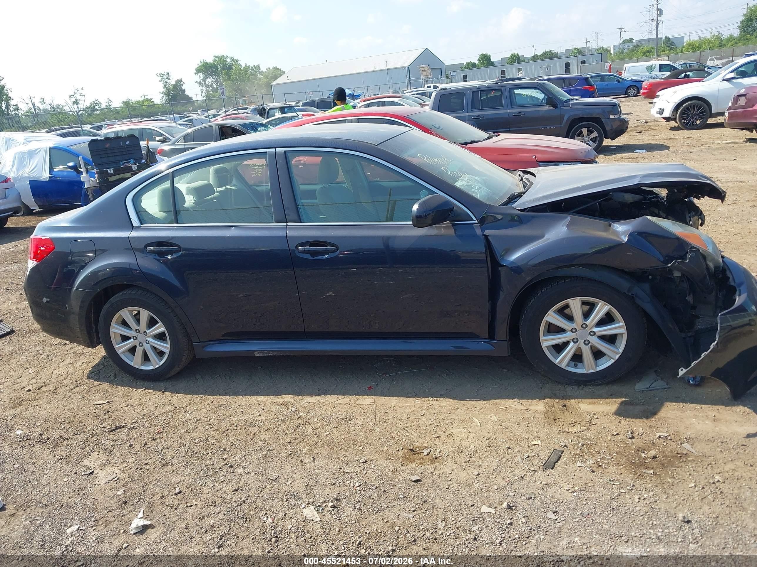 2012 Subaru Legacy 2.5i Blue vin: 4S3BMBA63C3007653