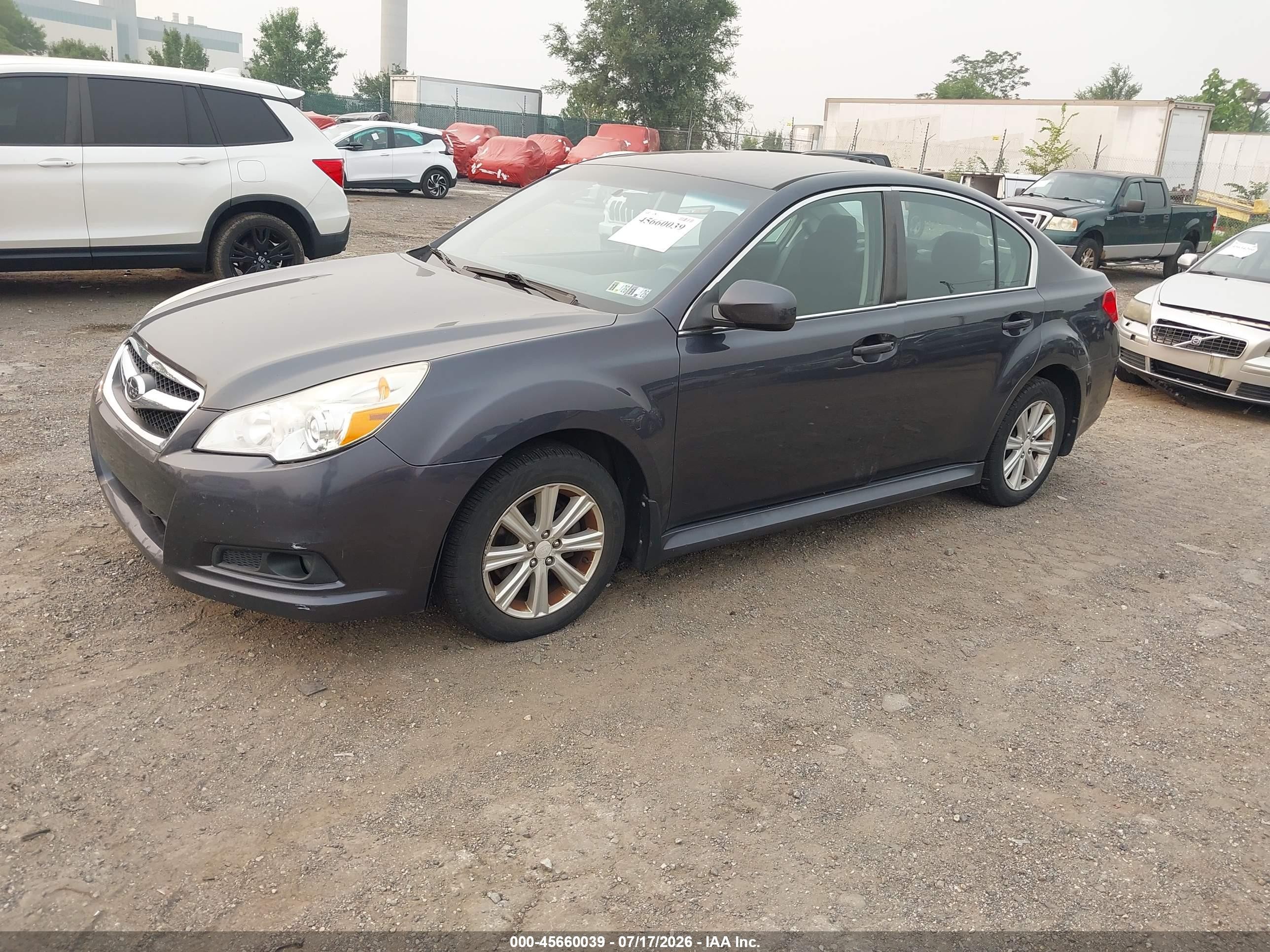 2012 Subaru Legacy 2.5i Серый vin: 4S3BMBA63C3009337
