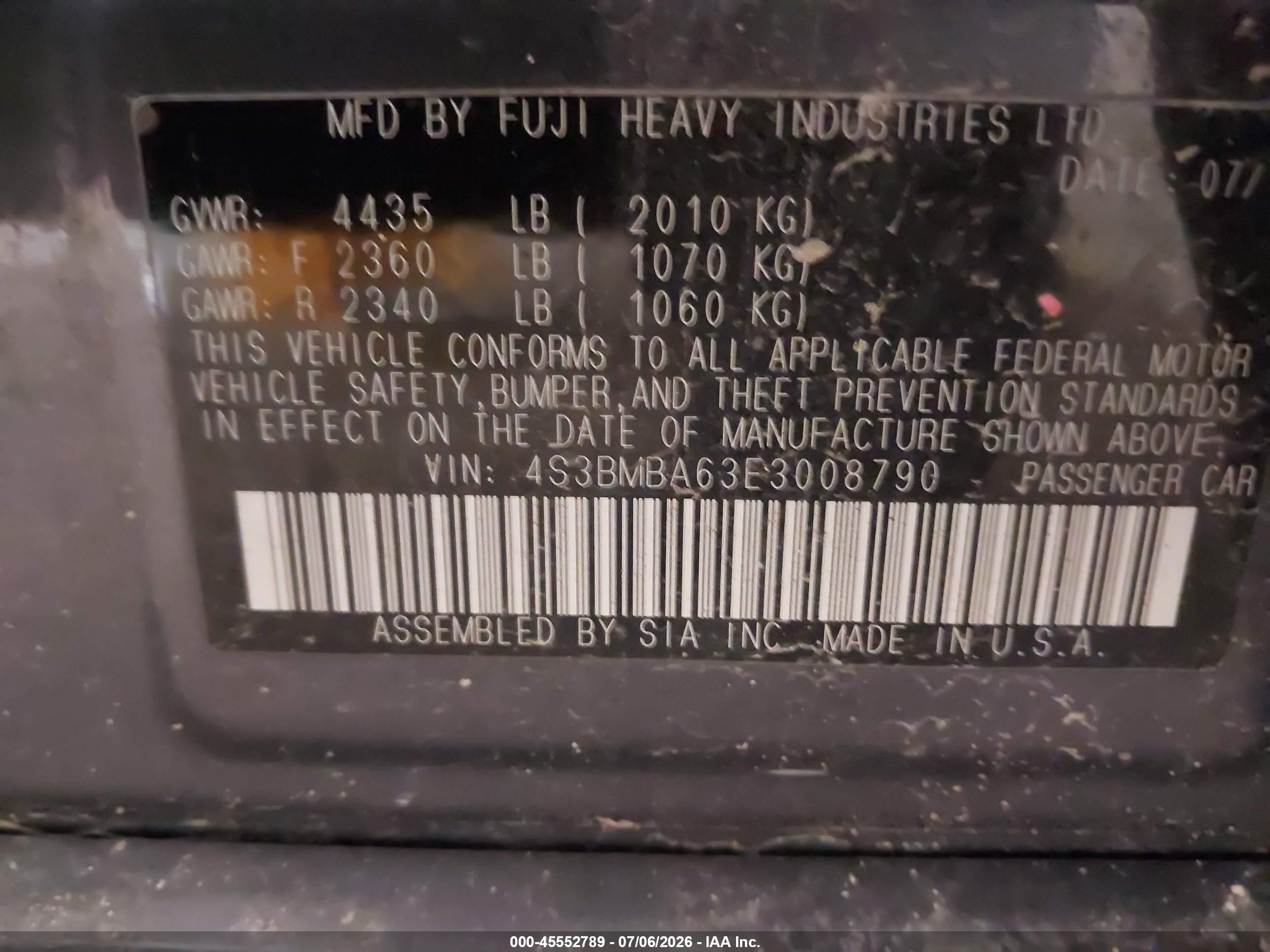 2014 Subaru Legacy 2.5i Gray vin: 4S3BMBA63E3008790