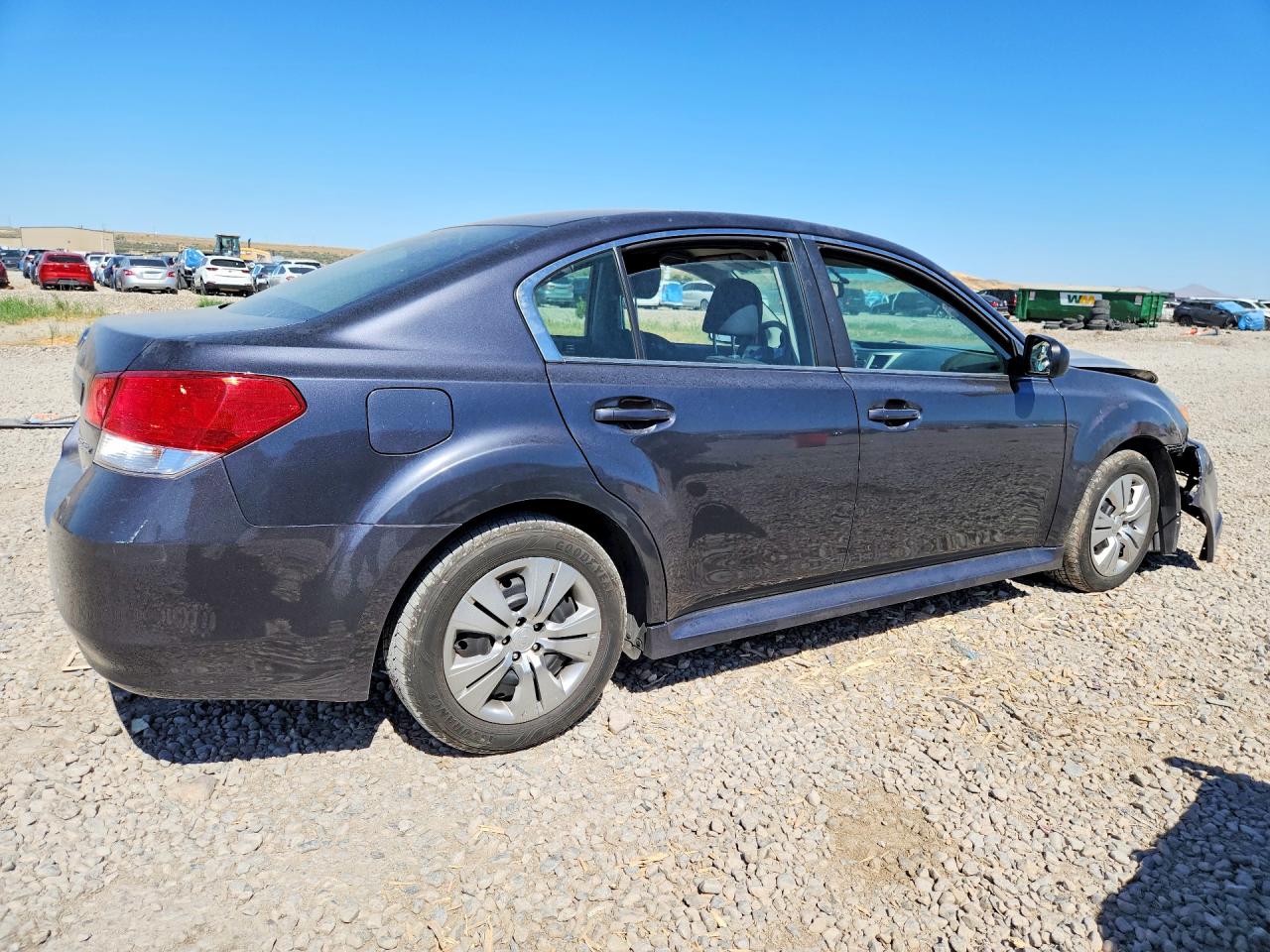 2011 Subaru Legacy 2.5i Charcoal vin: 4S3BMBA65B3249441