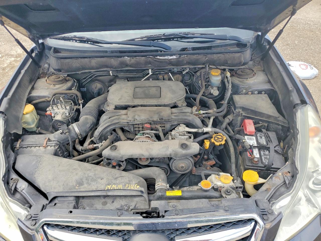 2011 Subaru Legacy 2.5i Charcoal vin: 4S3BMBA66B3216920