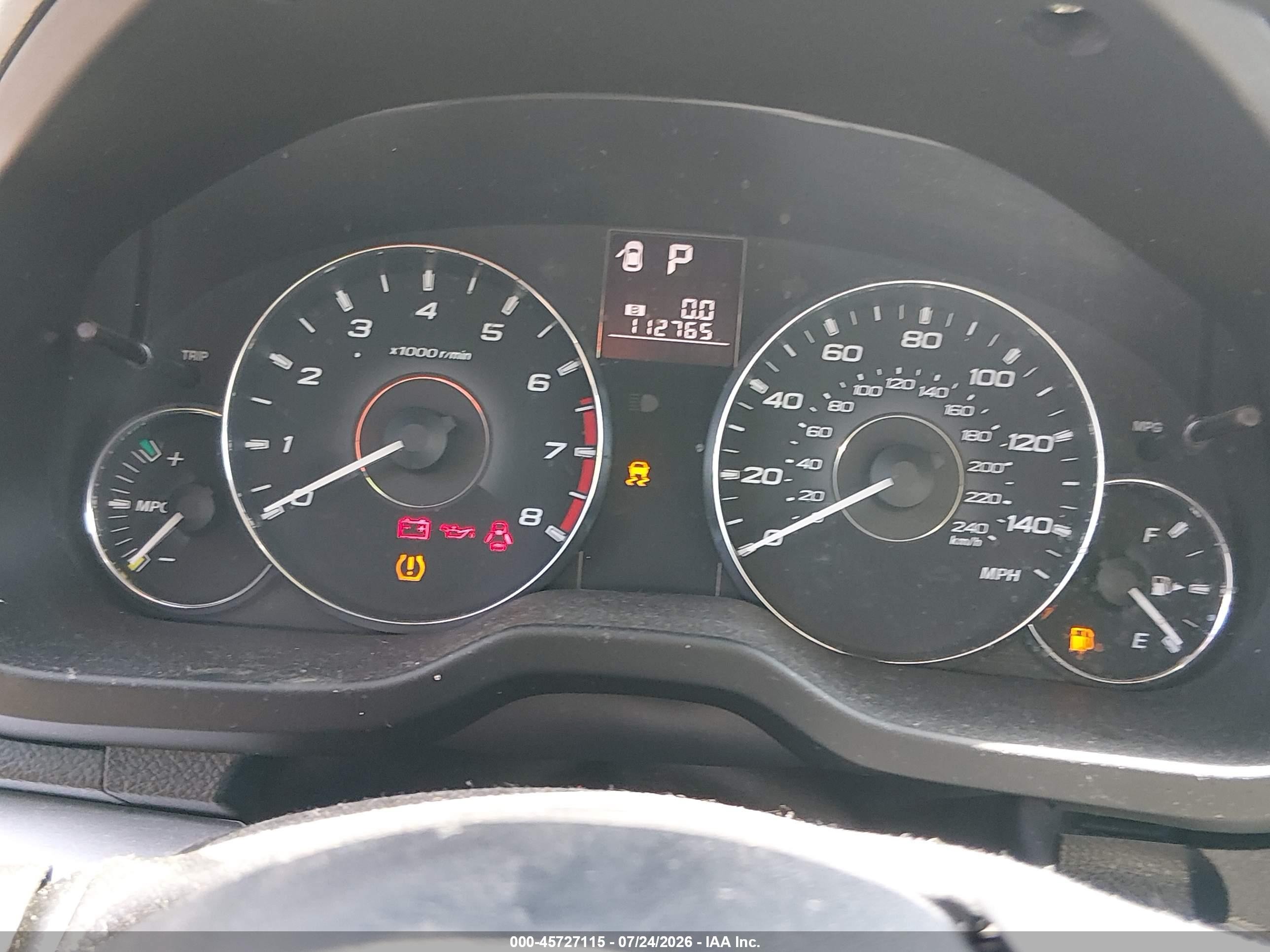2011 Subaru Legacy 2.5i White vin: 4S3BMBA66B3250646
