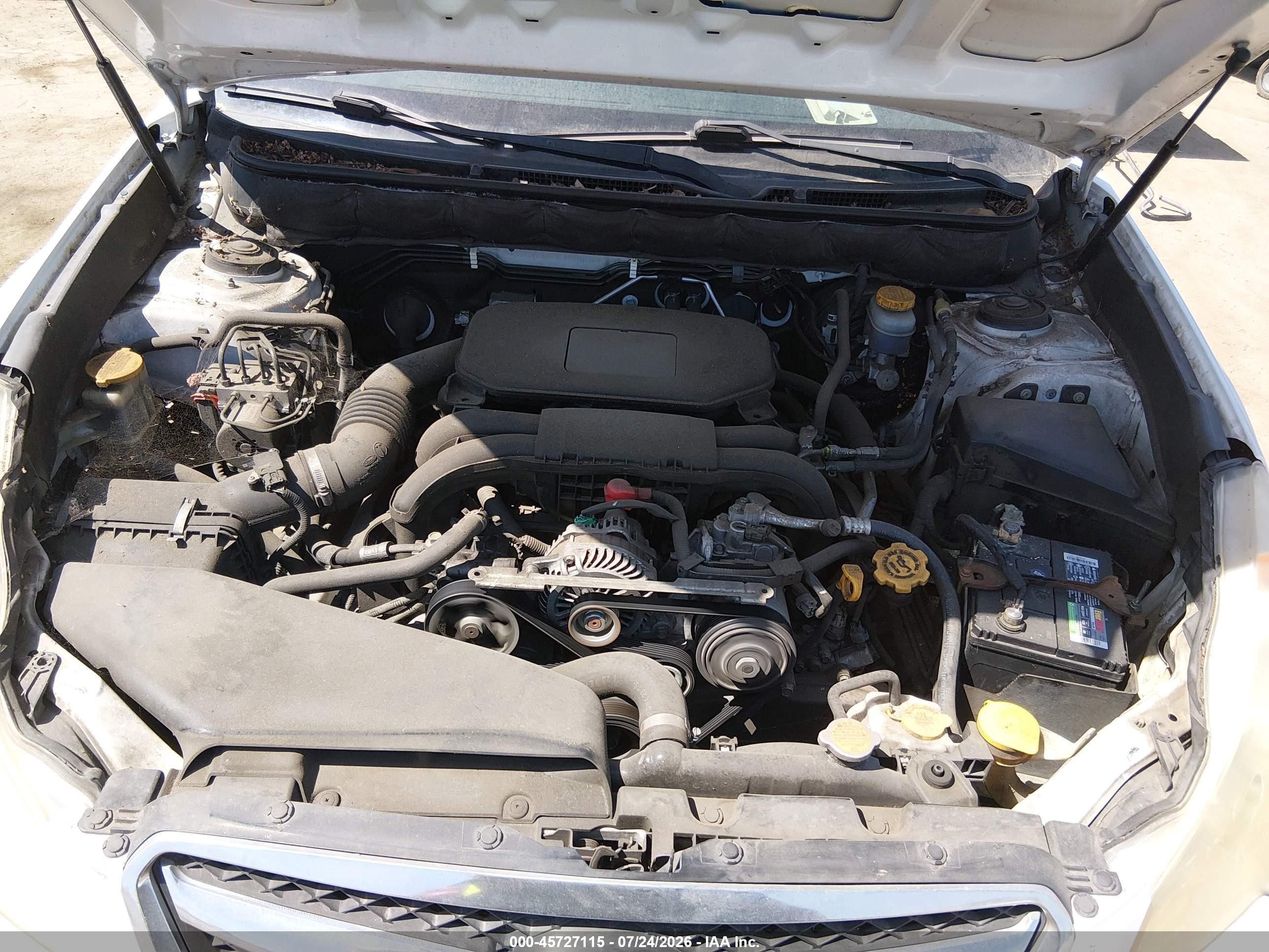2011 Subaru Legacy 2.5i White vin: 4S3BMBA66B3250646