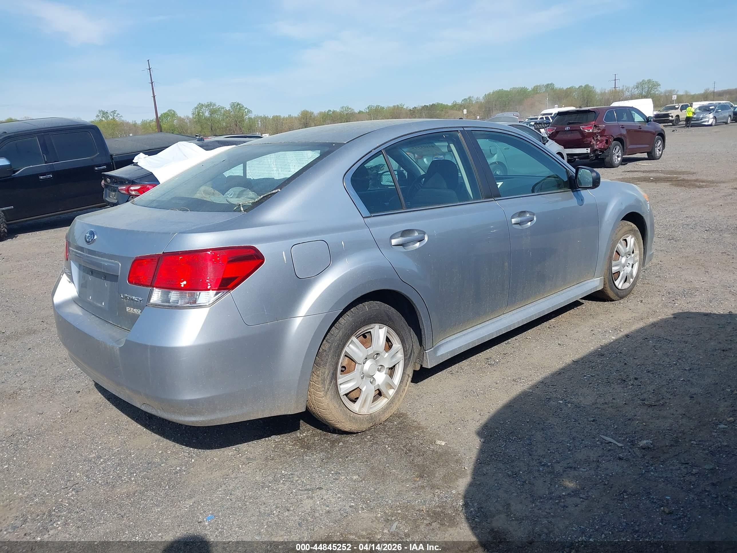 2012 Subaru Legacy 2.5i Синий vin: 4S3BMBA66C3005346