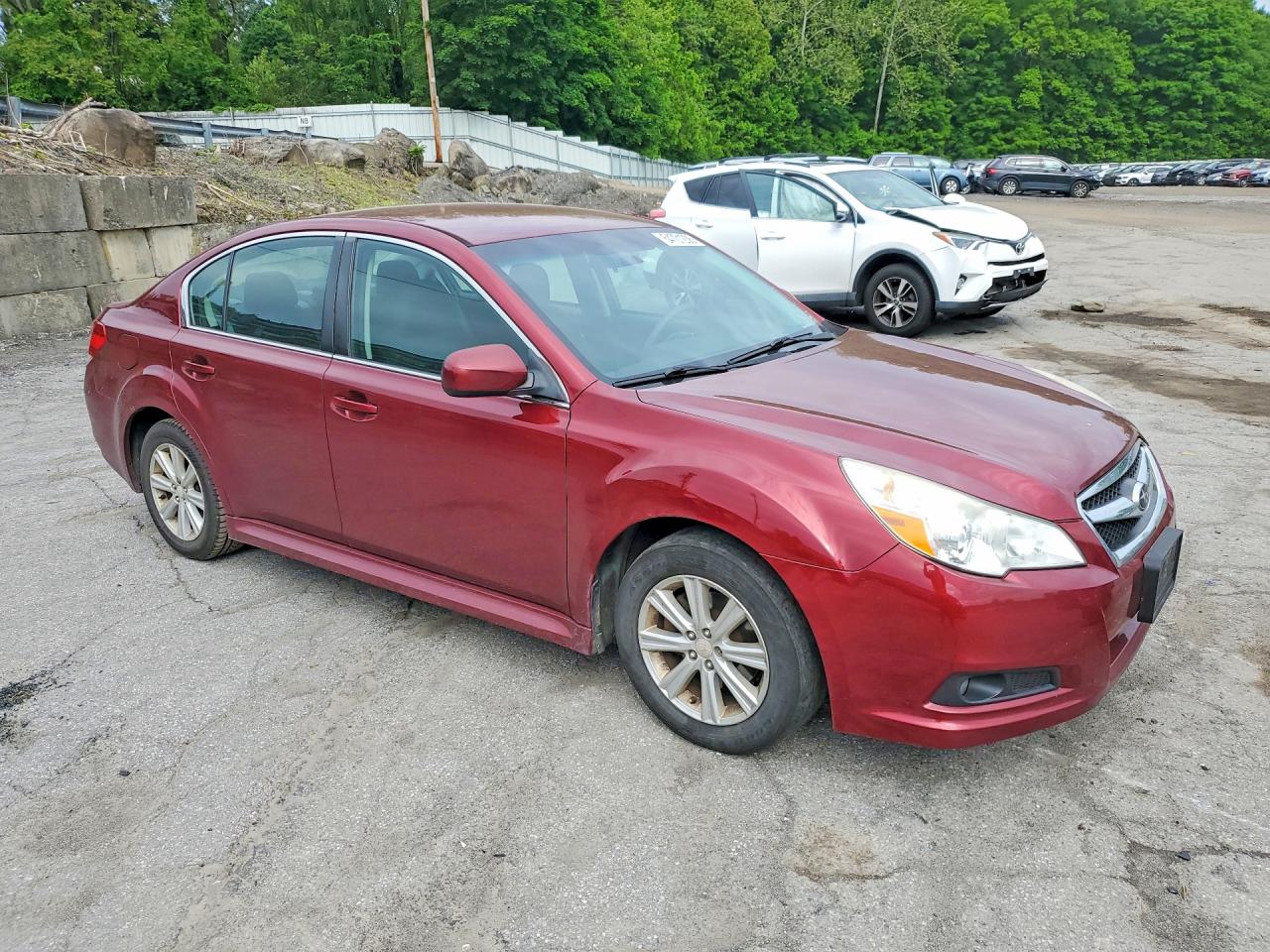 2012 Subaru Legacy 2.5i Красный vin: 4S3BMBA67C3029896