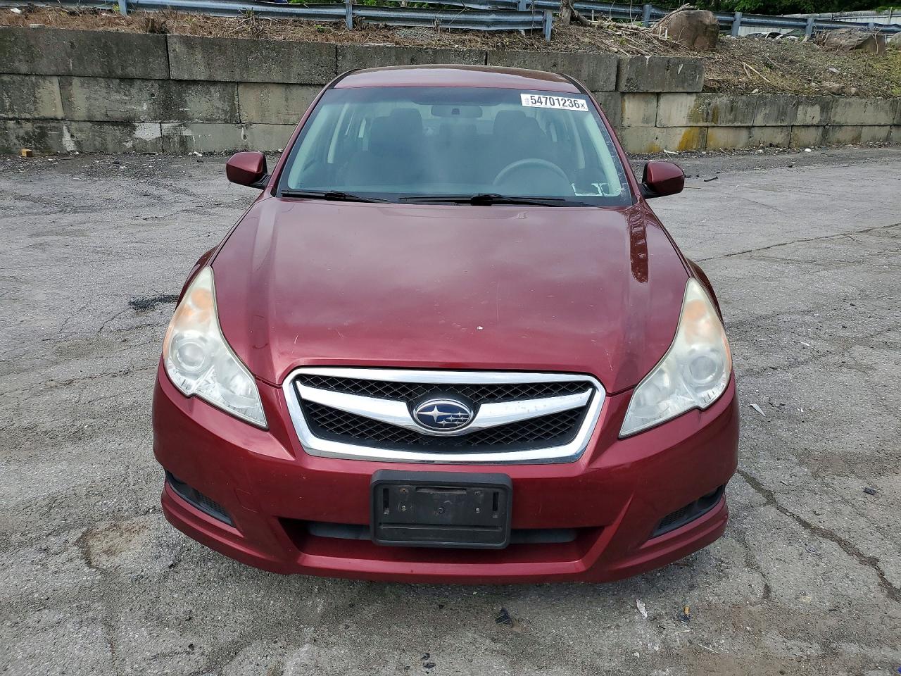 2012 Subaru Legacy 2.5i Красный vin: 4S3BMBA67C3029896
