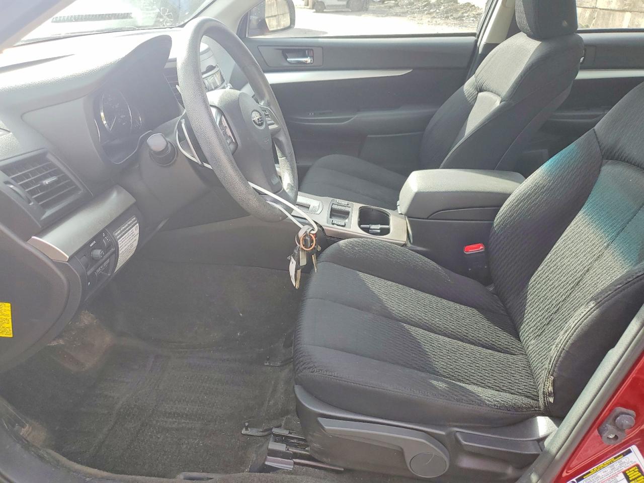 2012 Subaru Legacy 2.5i Красный vin: 4S3BMBA67C3029896