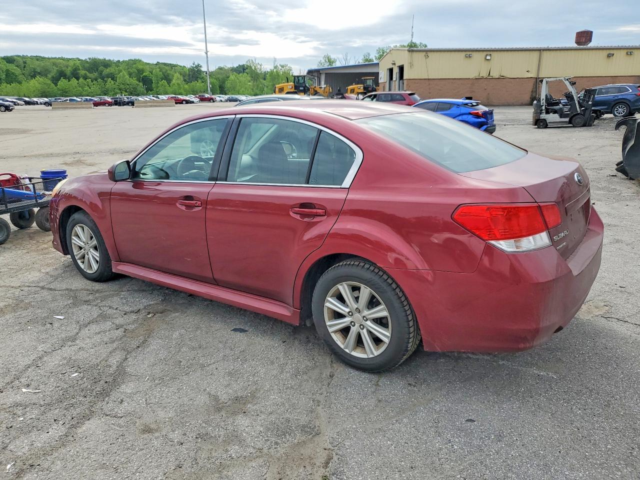 2012 Subaru Legacy 2.5i Красный vin: 4S3BMBA67C3029896