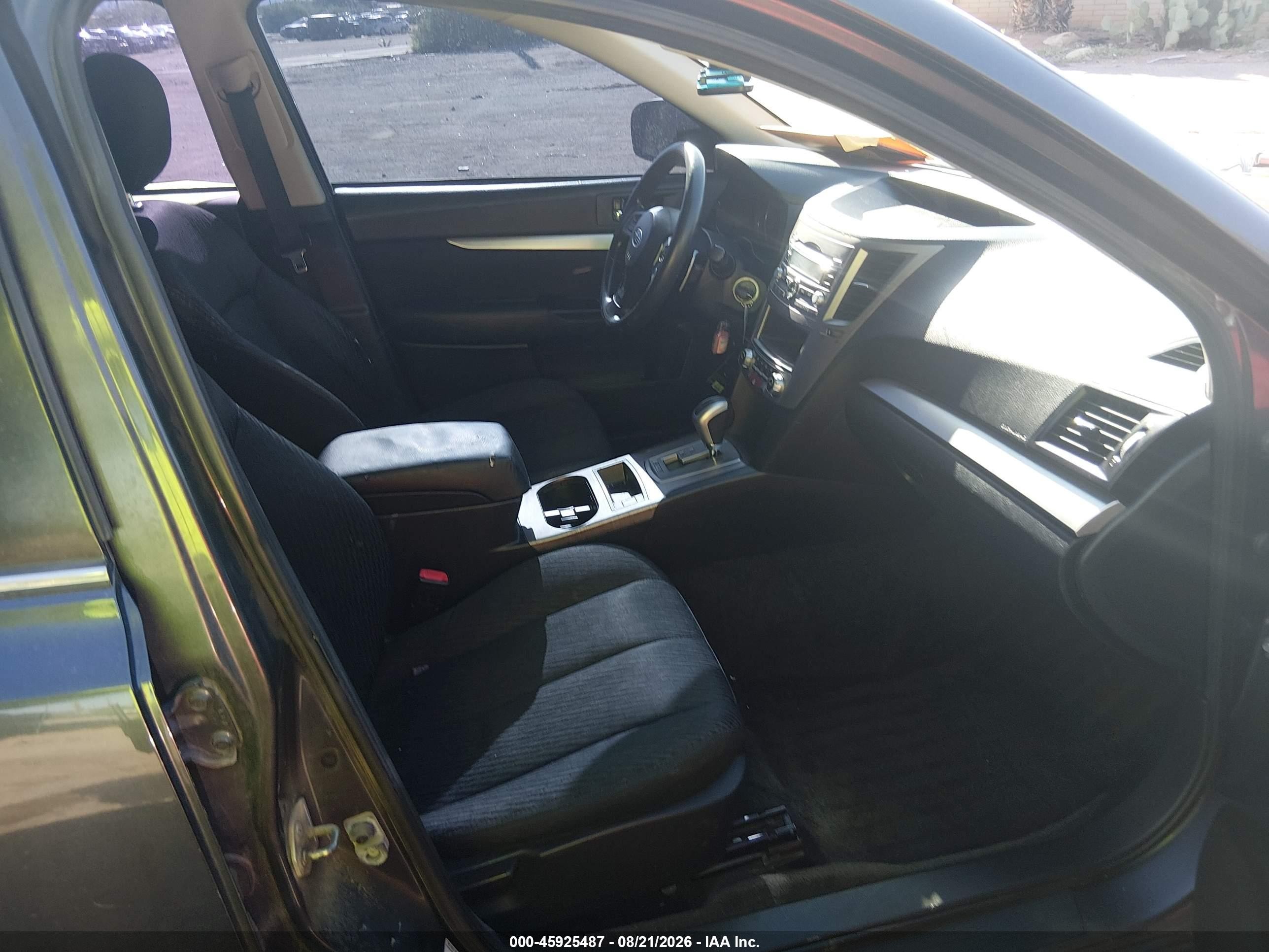 2012 Subaru Legacy 2.5i Black vin: 4S3BMBA67C3033186