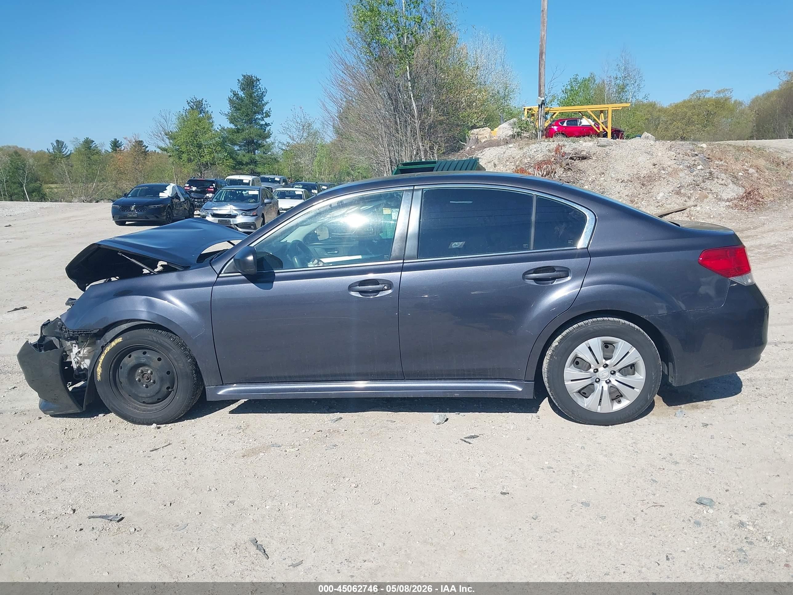 2013 Subaru Legacy 2.5i Gray vin: 4S3BMBA67D3022092