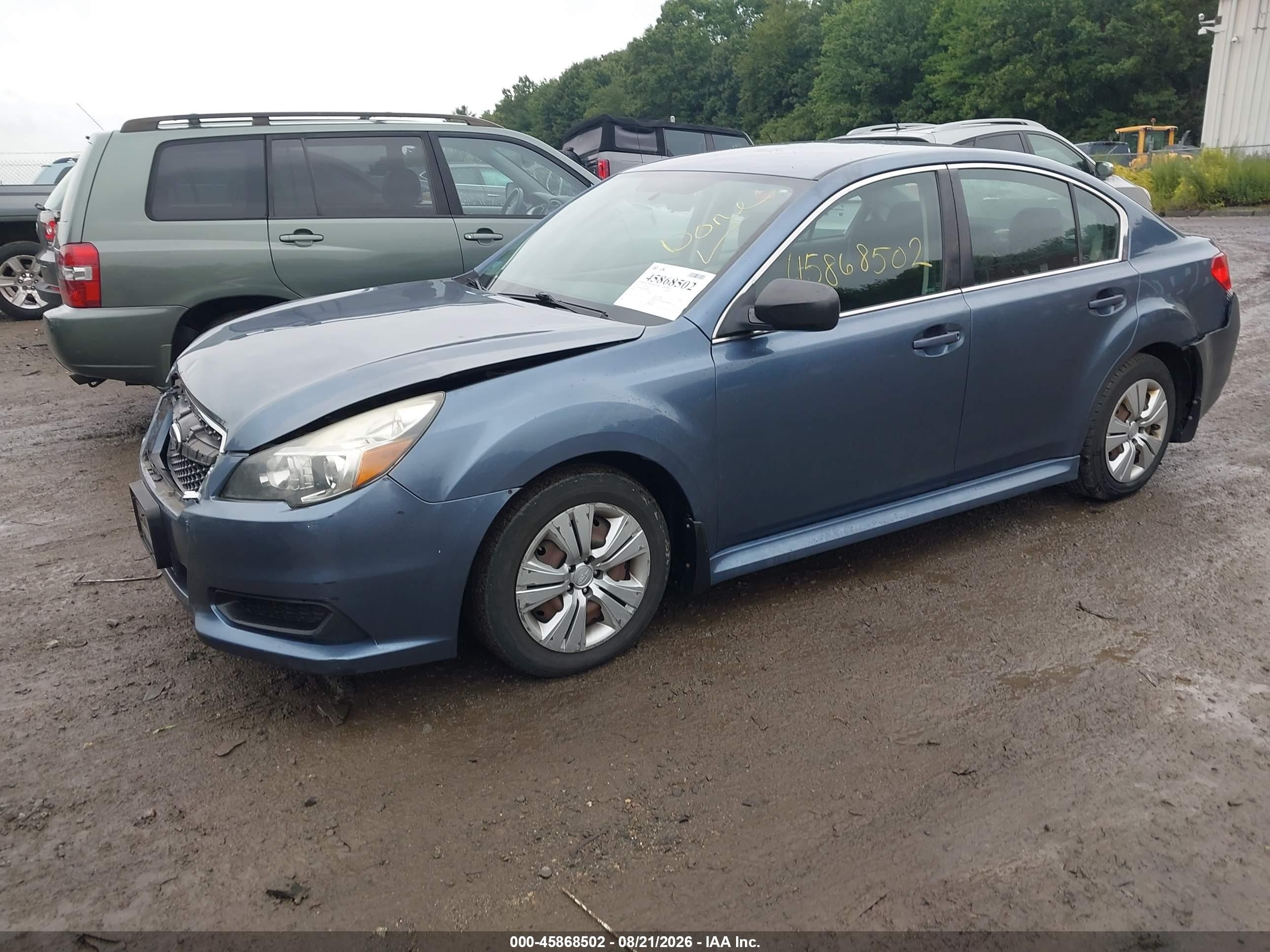 2013 Subaru Legacy 2.5i Blue vin: 4S3BMBA67D3047087