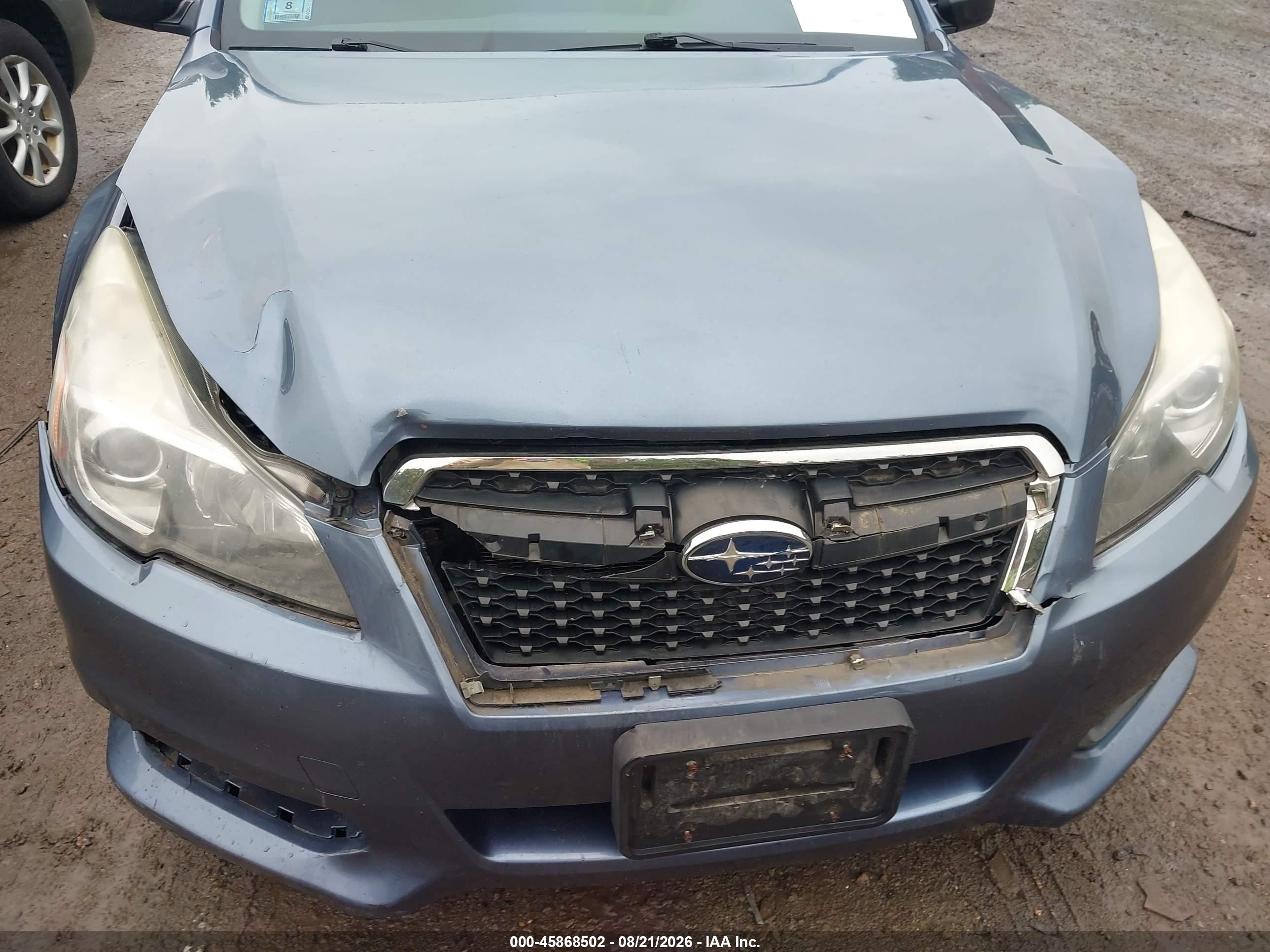 2013 Subaru Legacy 2.5i Blue vin: 4S3BMBA67D3047087