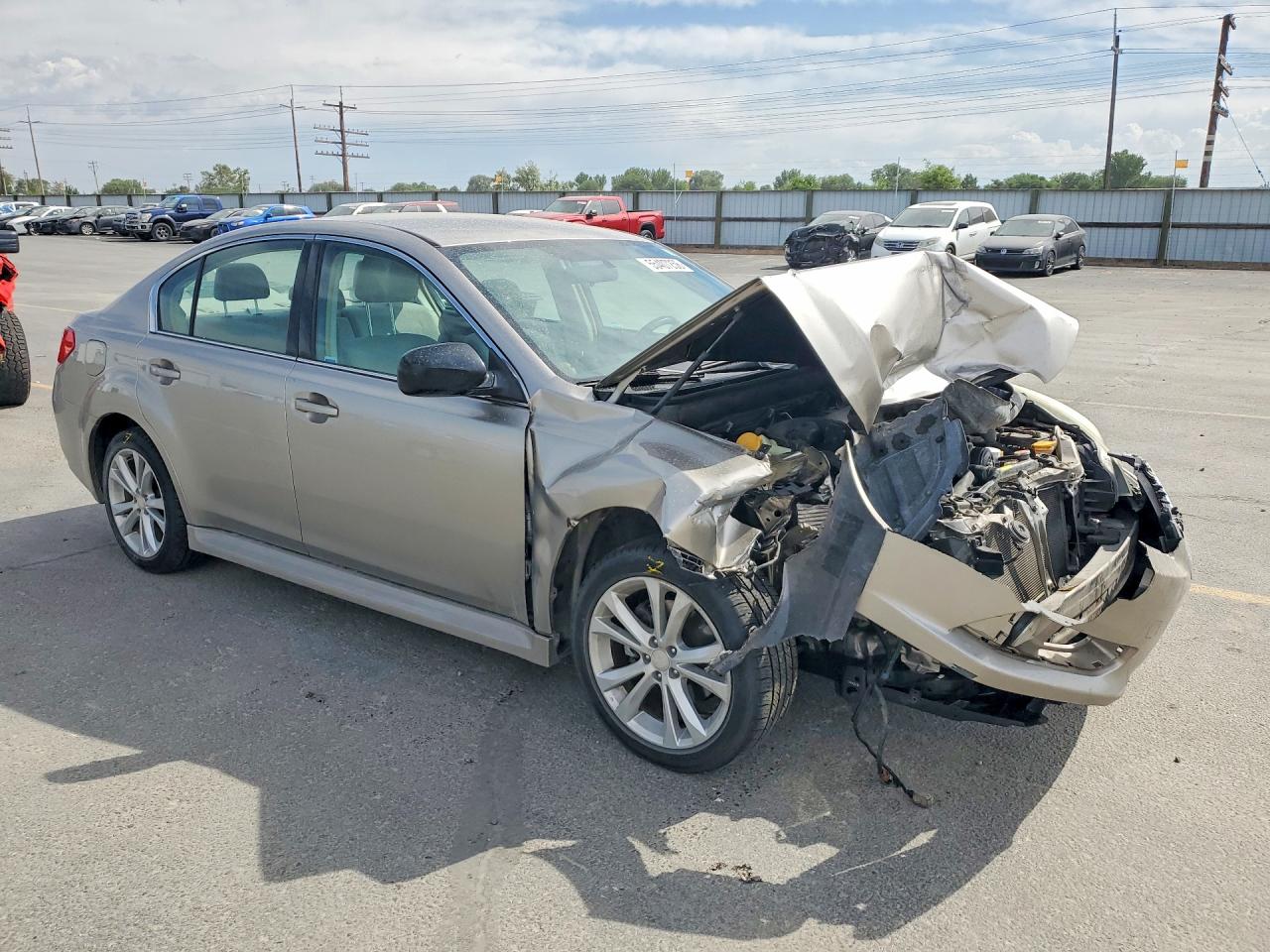 2014 Subaru Legacy 2.5i Silver vin: 4S3BMBA67E3031795