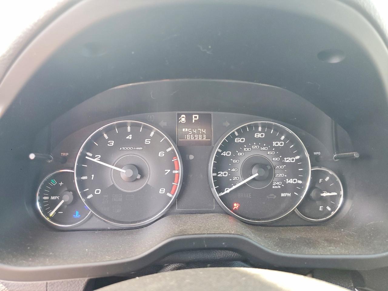 2012 Subaru Legacy 2.5i Charcoal vin: 4S3BMBA68C3008491