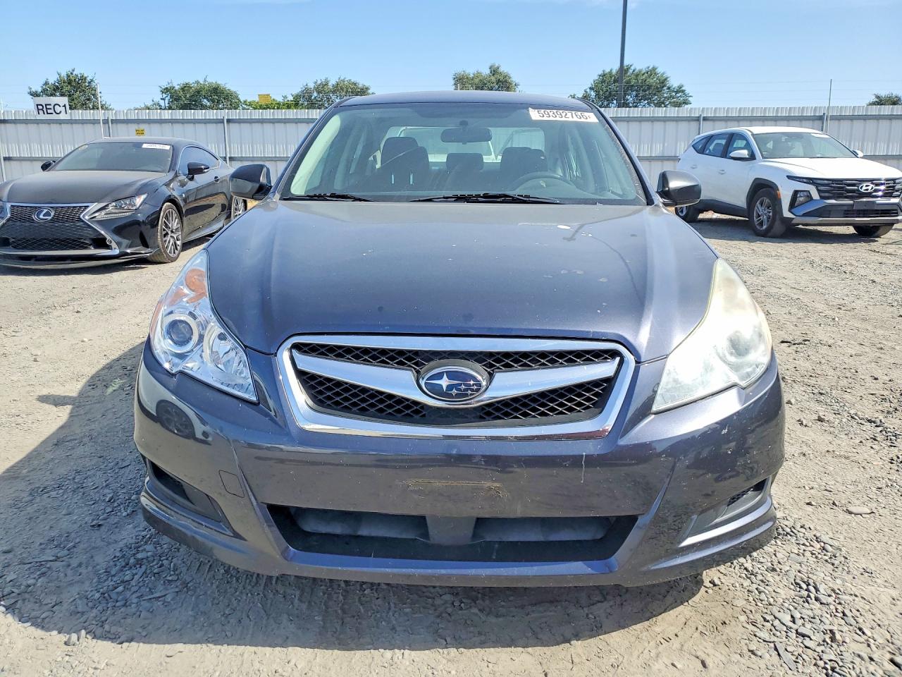 2012 Subaru Legacy 2.5i Charcoal vin: 4S3BMBA68C3008491
