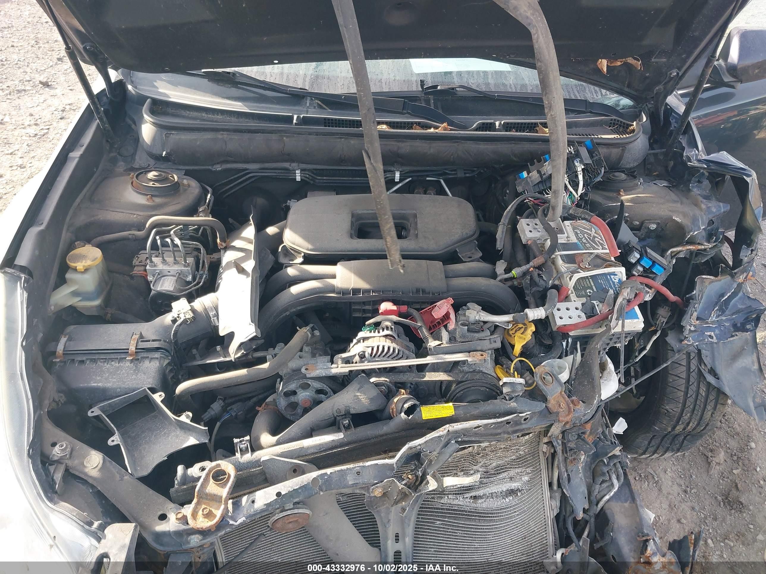 2012 Subaru Legacy 2.5i Black vin: 4S3BMBA68C3030331