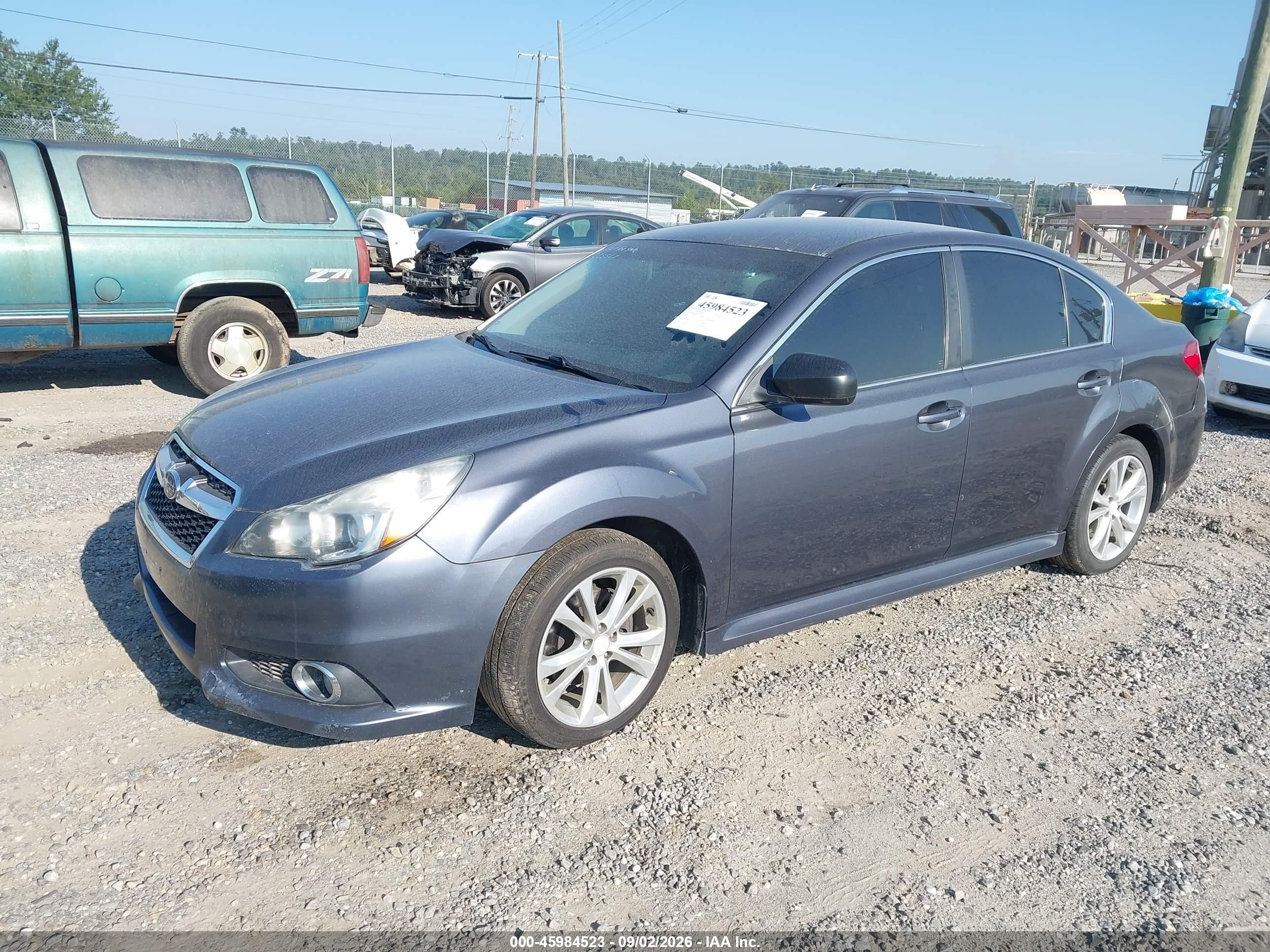 2014 Subaru Legacy 2.5i Gray vin: 4S3BMBA68E3025567