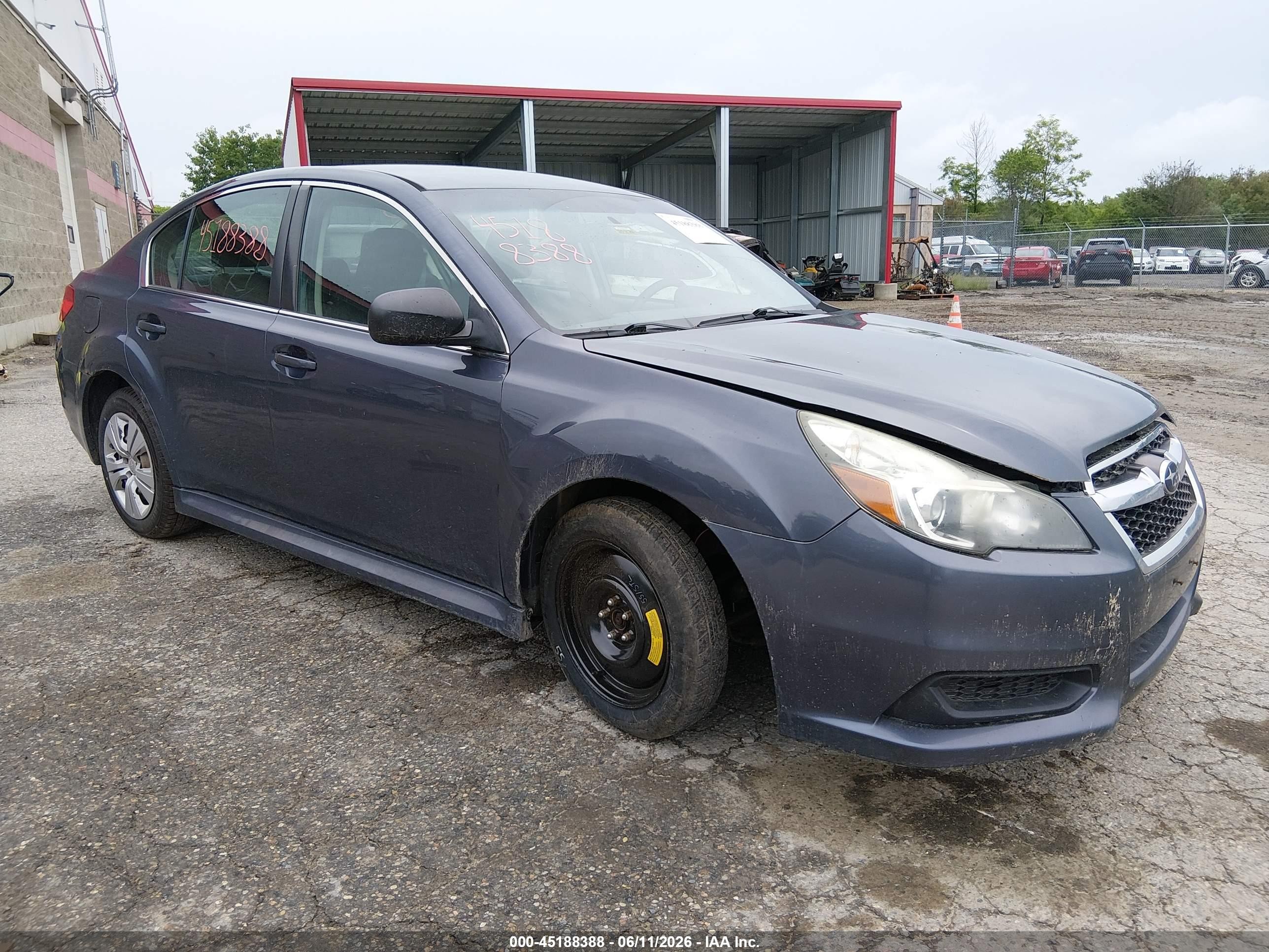 2014 Subaru Legacy 2.5i Blue vin: 4S3BMBA68E3037671