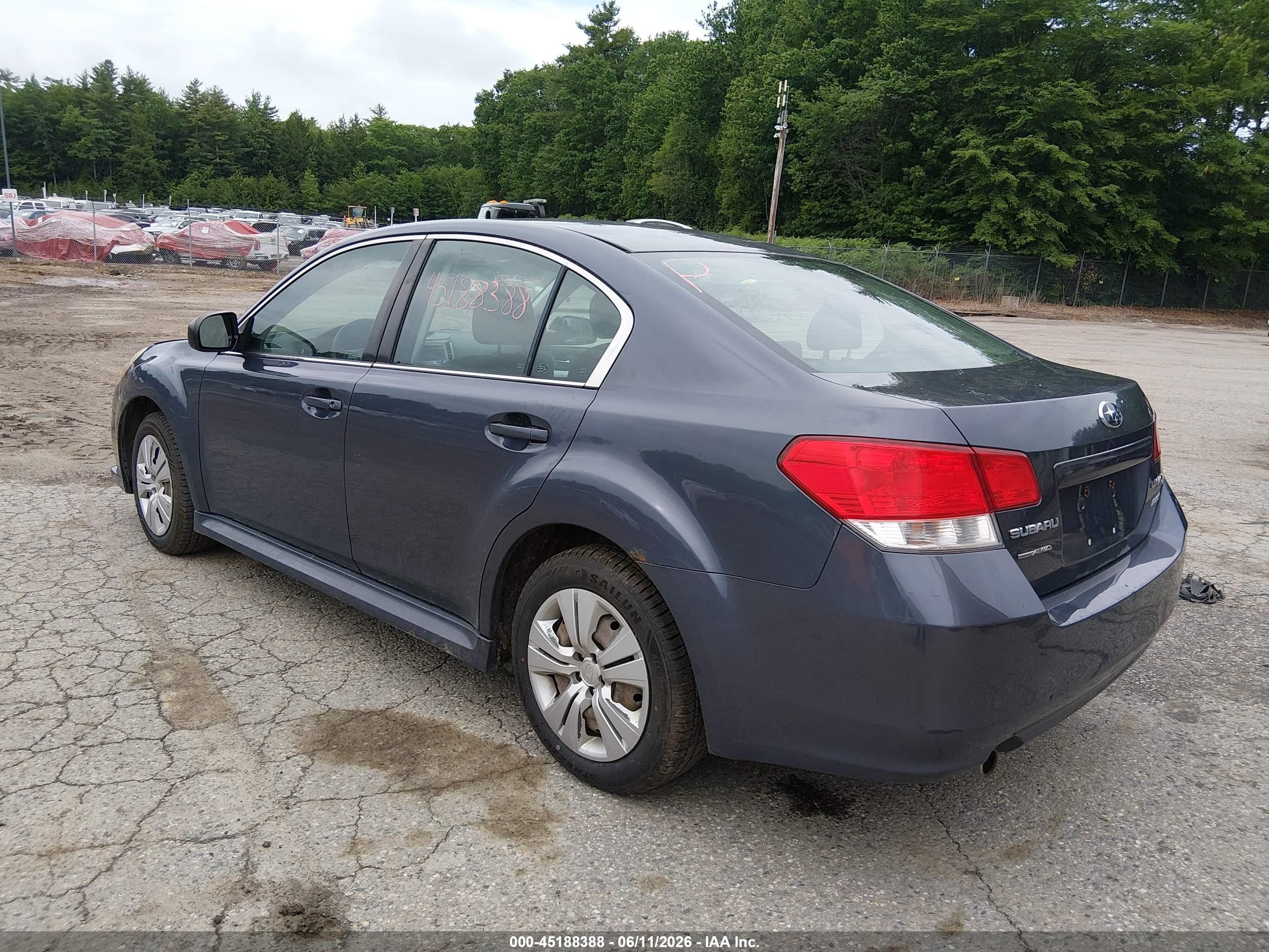 2014 Subaru Legacy 2.5i Blue vin: 4S3BMBA68E3037671