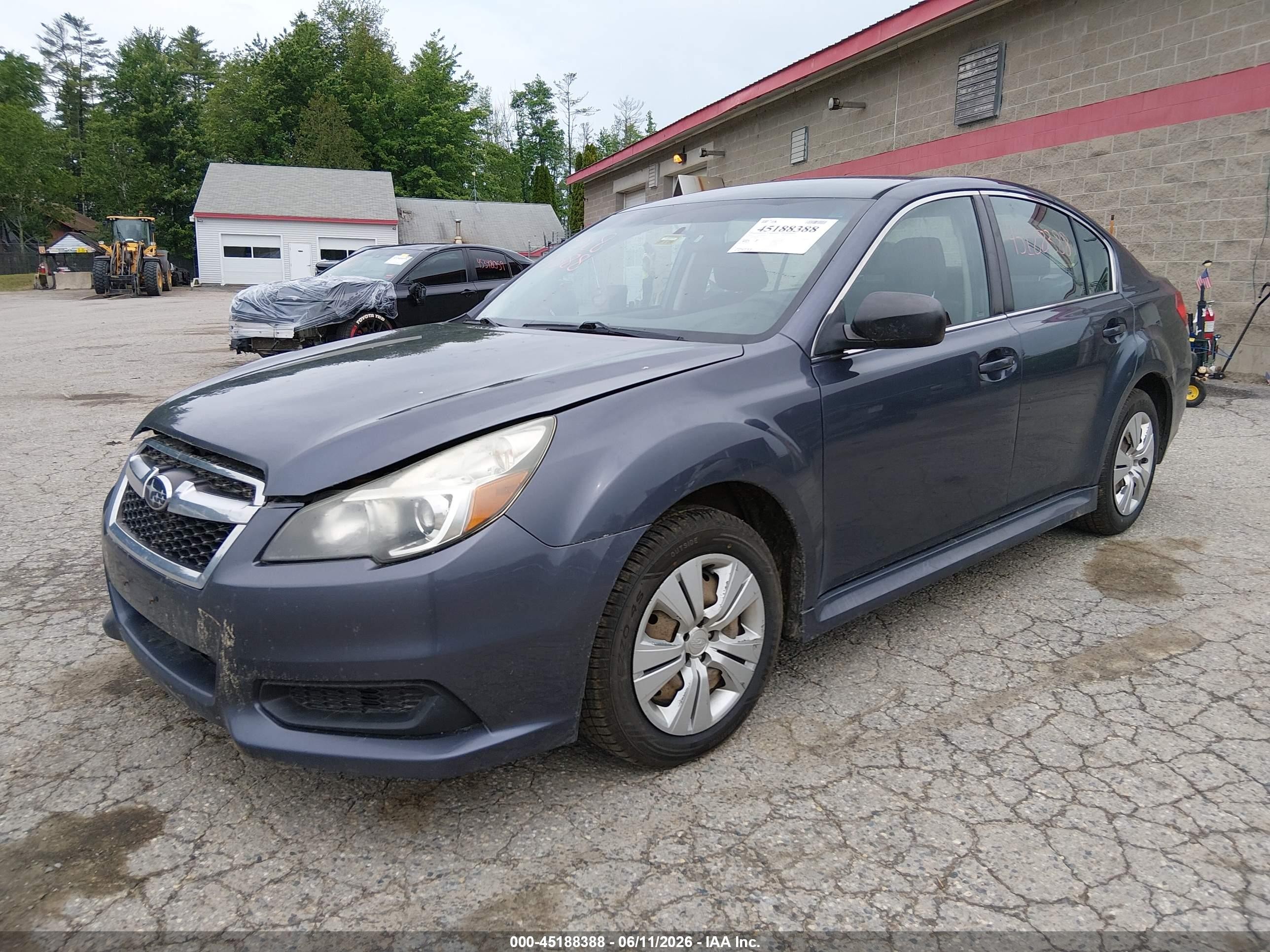 2014 Subaru Legacy 2.5i Blue vin: 4S3BMBA68E3037671