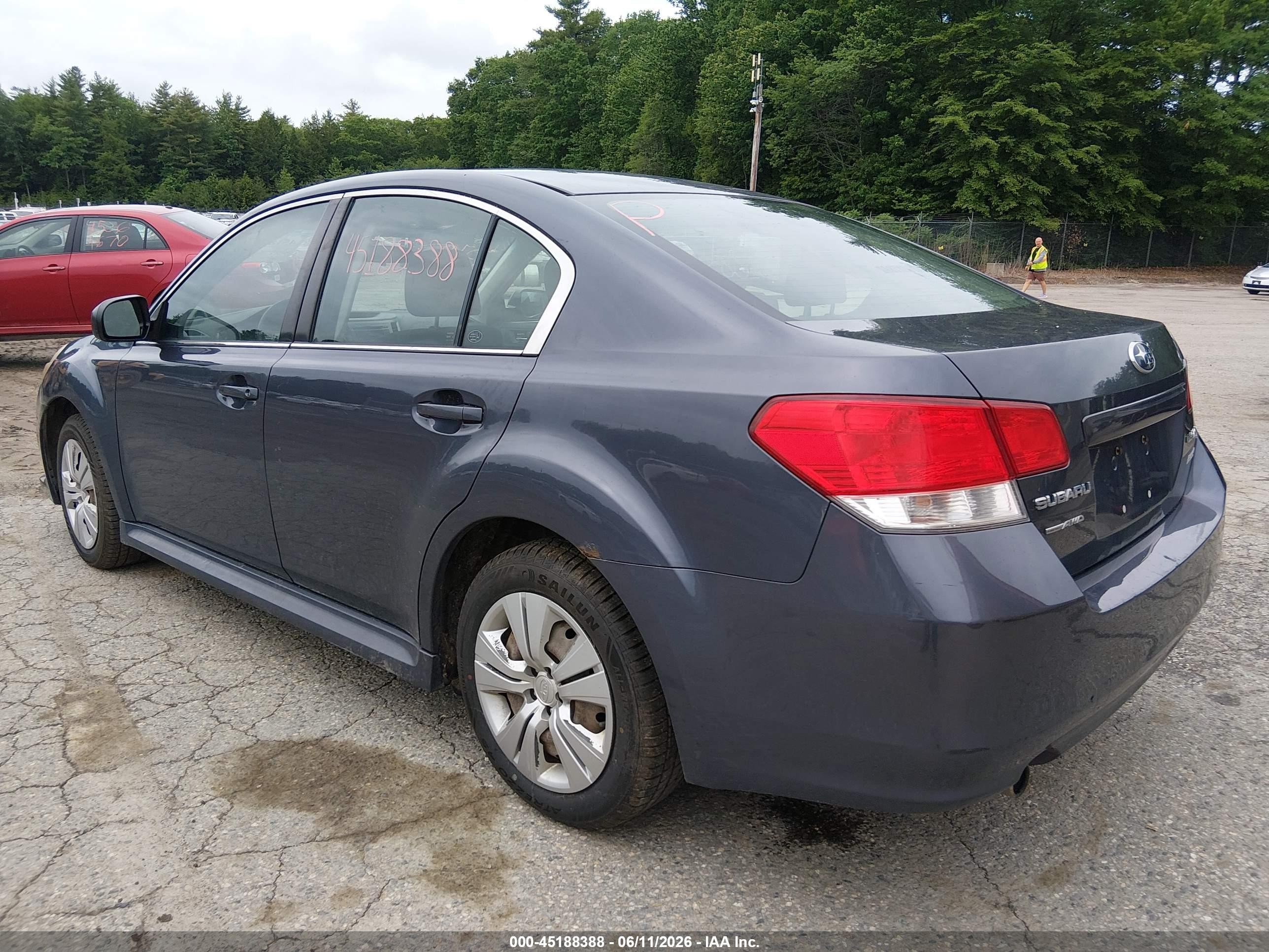 2014 Subaru Legacy 2.5i Blue vin: 4S3BMBA68E3037671