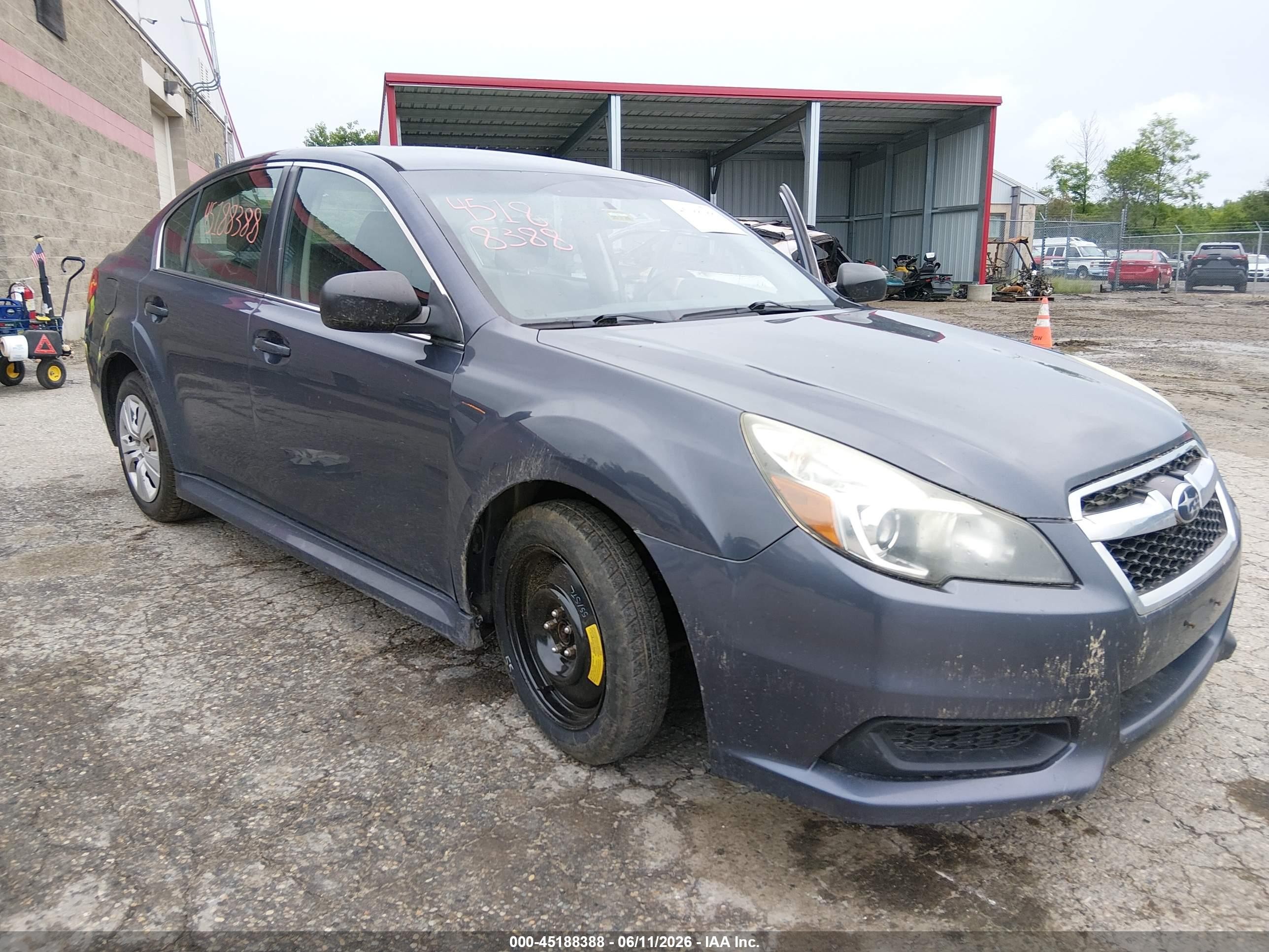 2014 Subaru Legacy 2.5i Blue vin: 4S3BMBA68E3037671