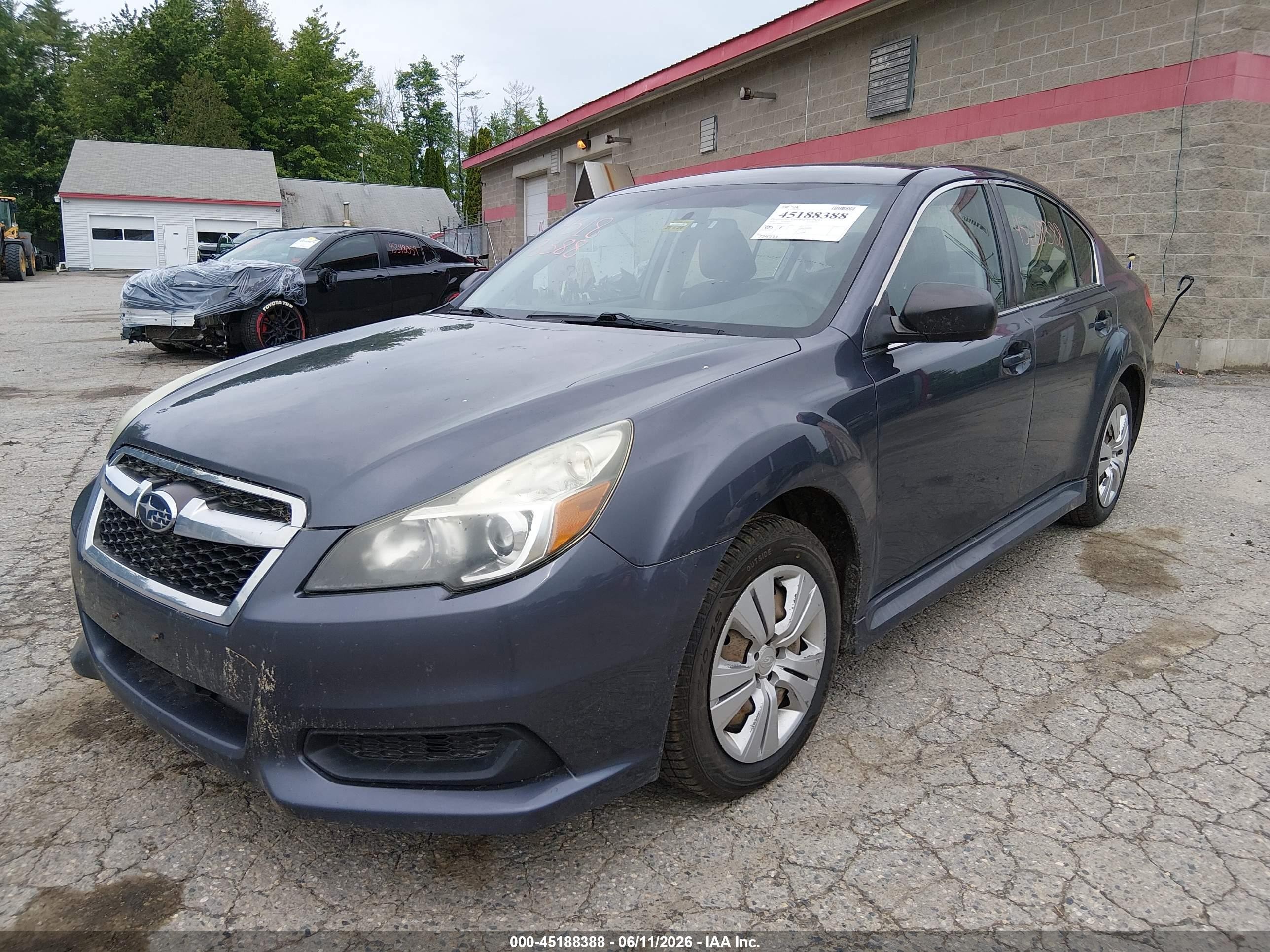 2014 Subaru Legacy 2.5i Blue vin: 4S3BMBA68E3037671