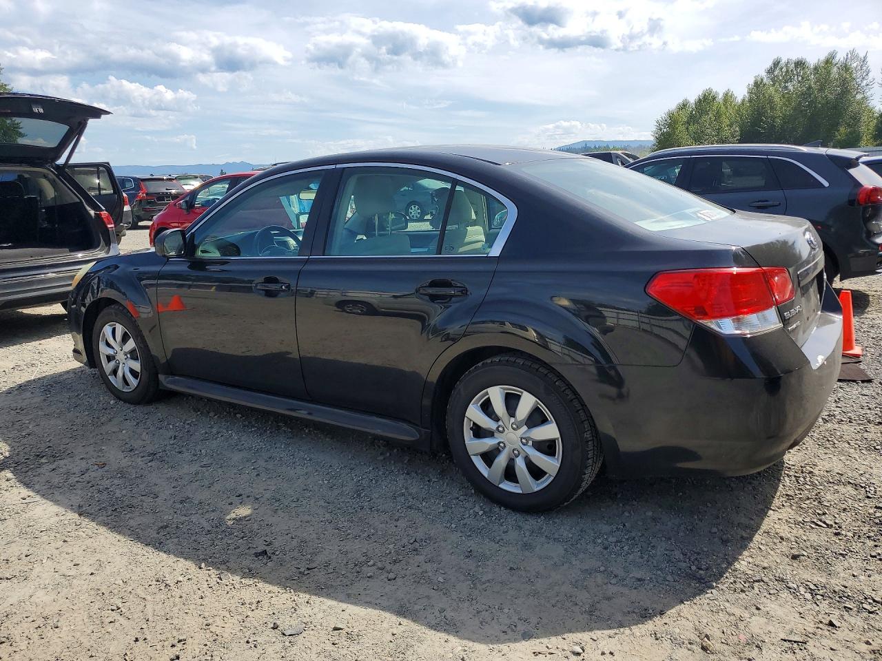 2010 Subaru Legacy 2.5i Black vin: 4S3BMBA69A3236528