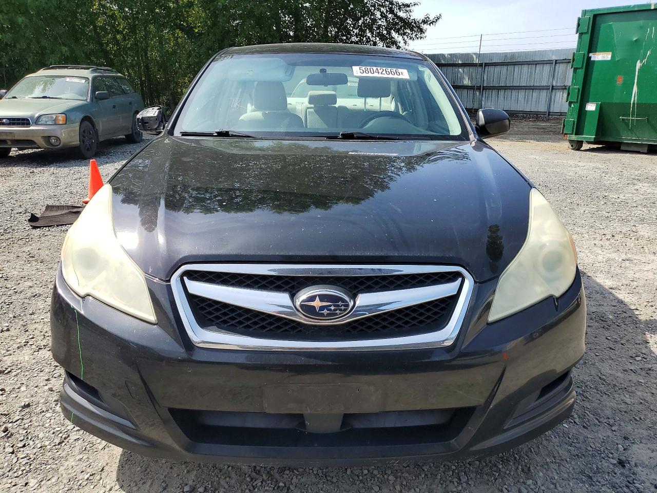2010 Subaru Legacy 2.5i Black vin: 4S3BMBA69A3236528