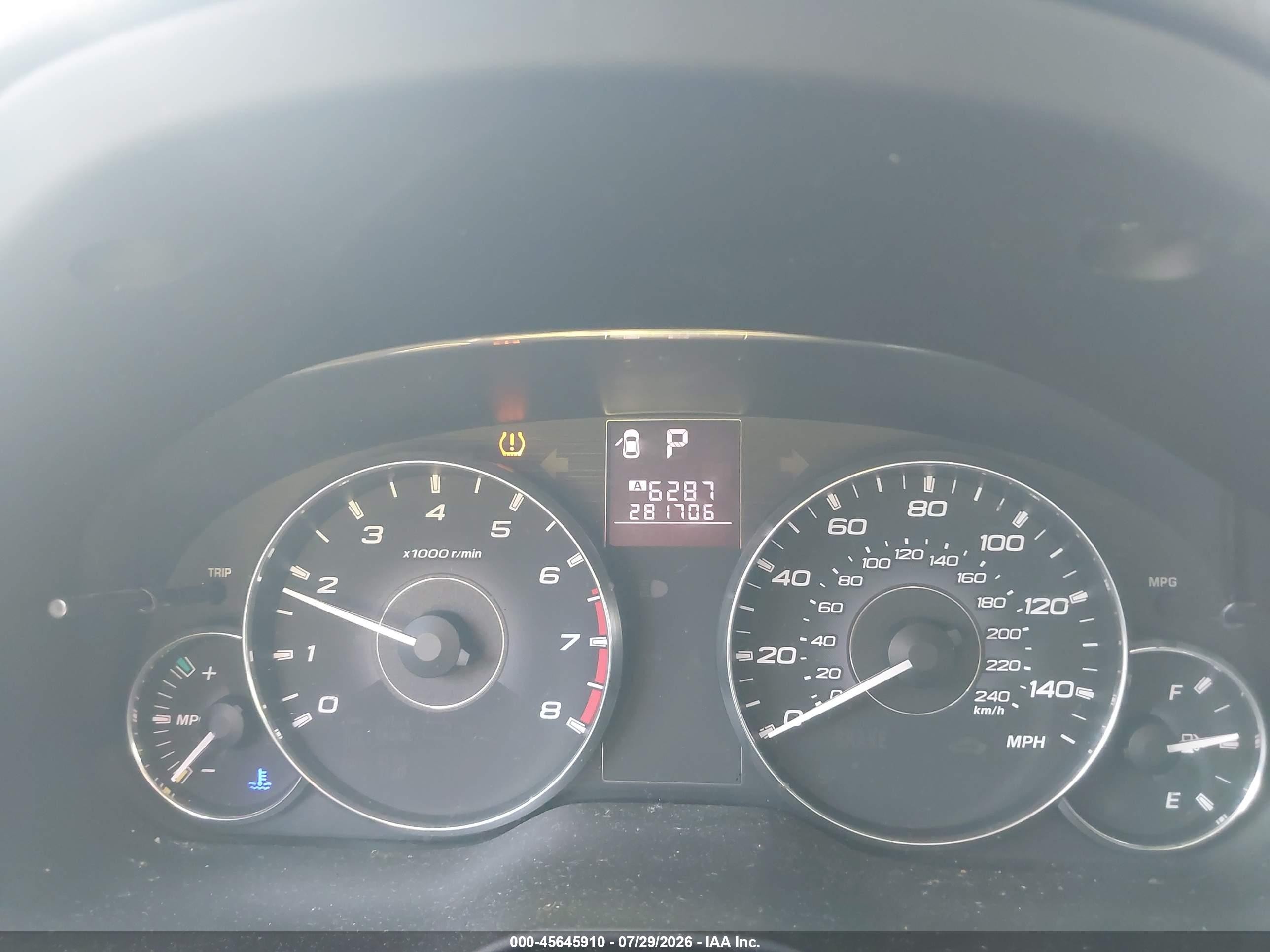 2012 Subaru Legacy 2.5i Blue vin: 4S3BMBA69C3023436