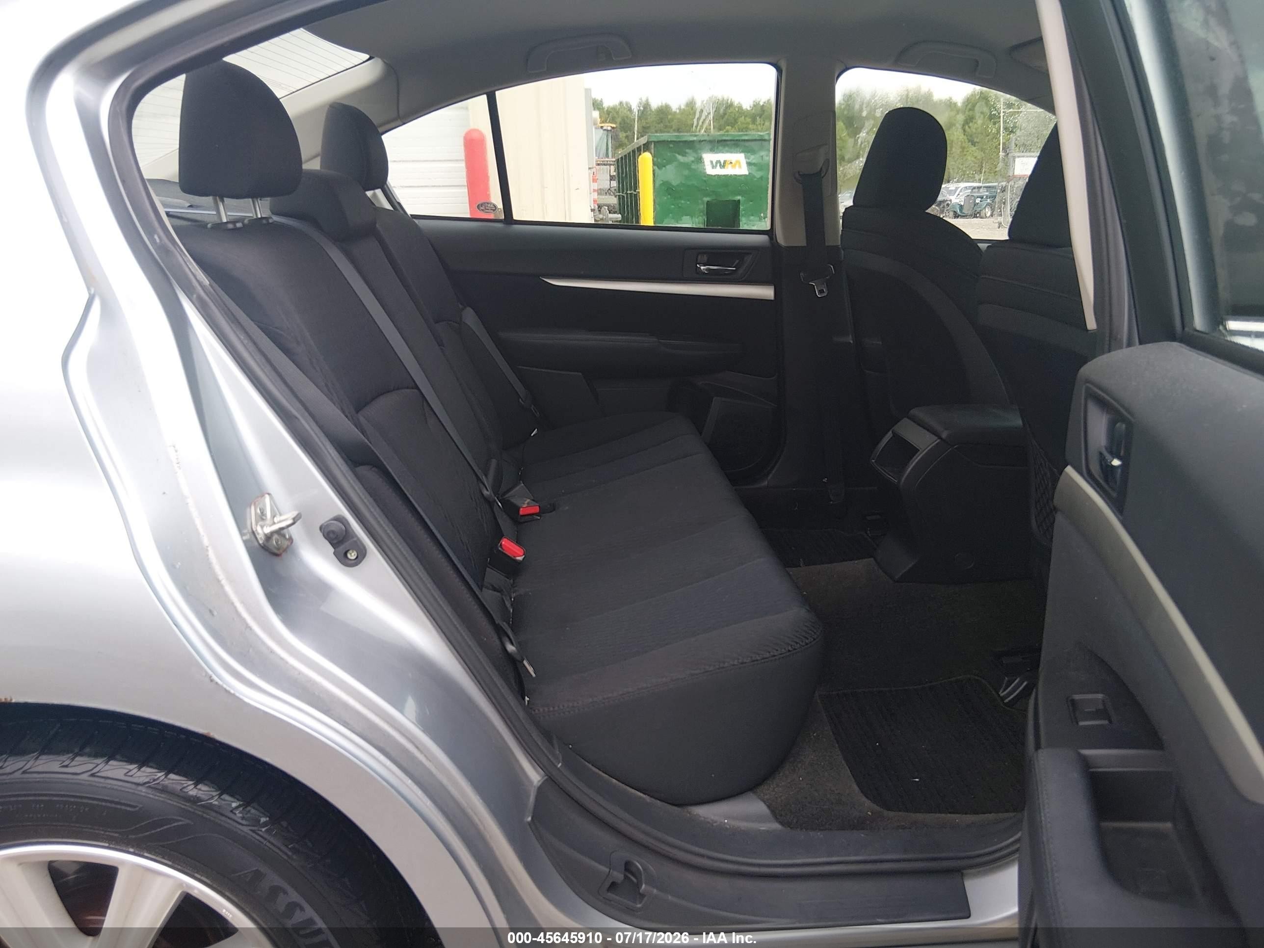 2012 Subaru Legacy 2.5i Blue vin: 4S3BMBA69C3023436