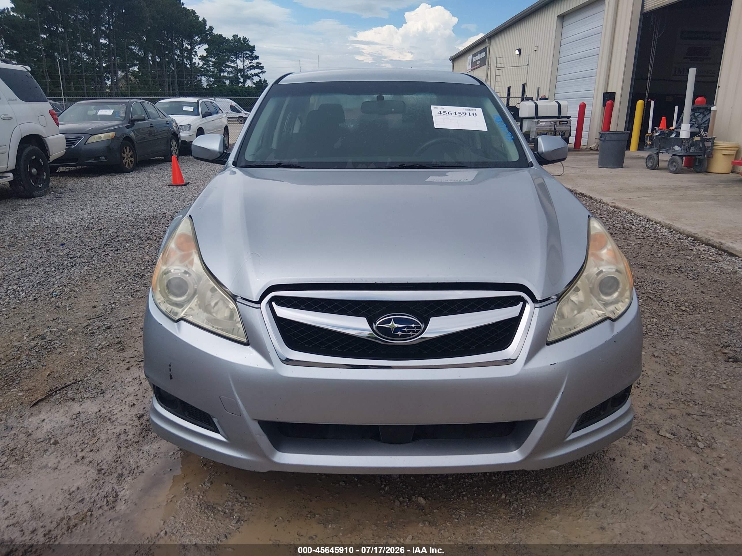 2012 Subaru Legacy 2.5i Blue vin: 4S3BMBA69C3023436