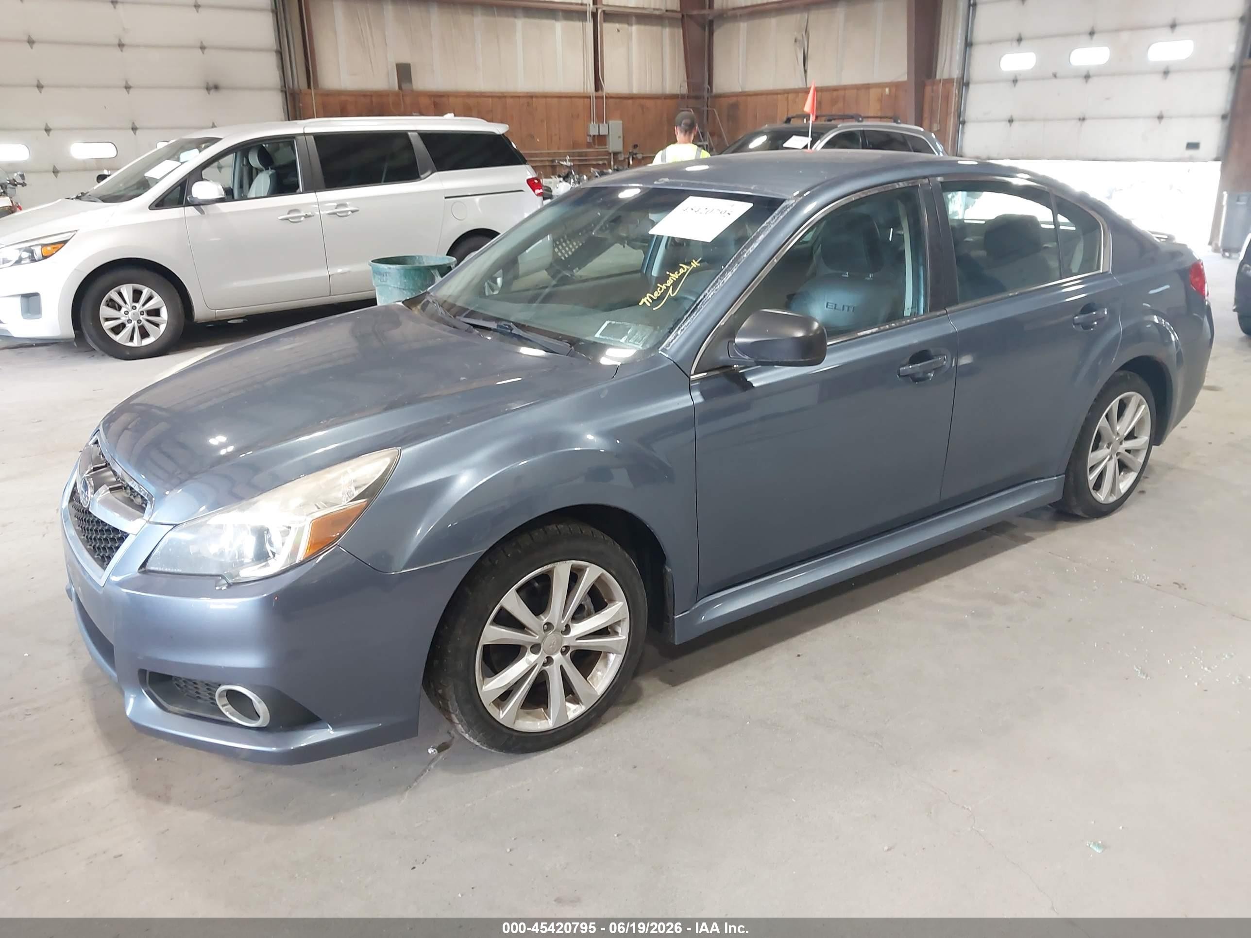 2014 Subaru Legacy 2.5i Blue vin: 4S3BMBA69E3015890