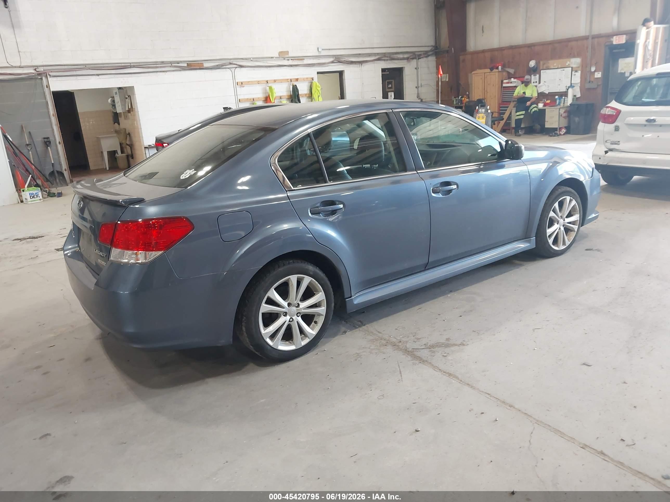 2014 Subaru Legacy 2.5i Blue vin: 4S3BMBA69E3015890