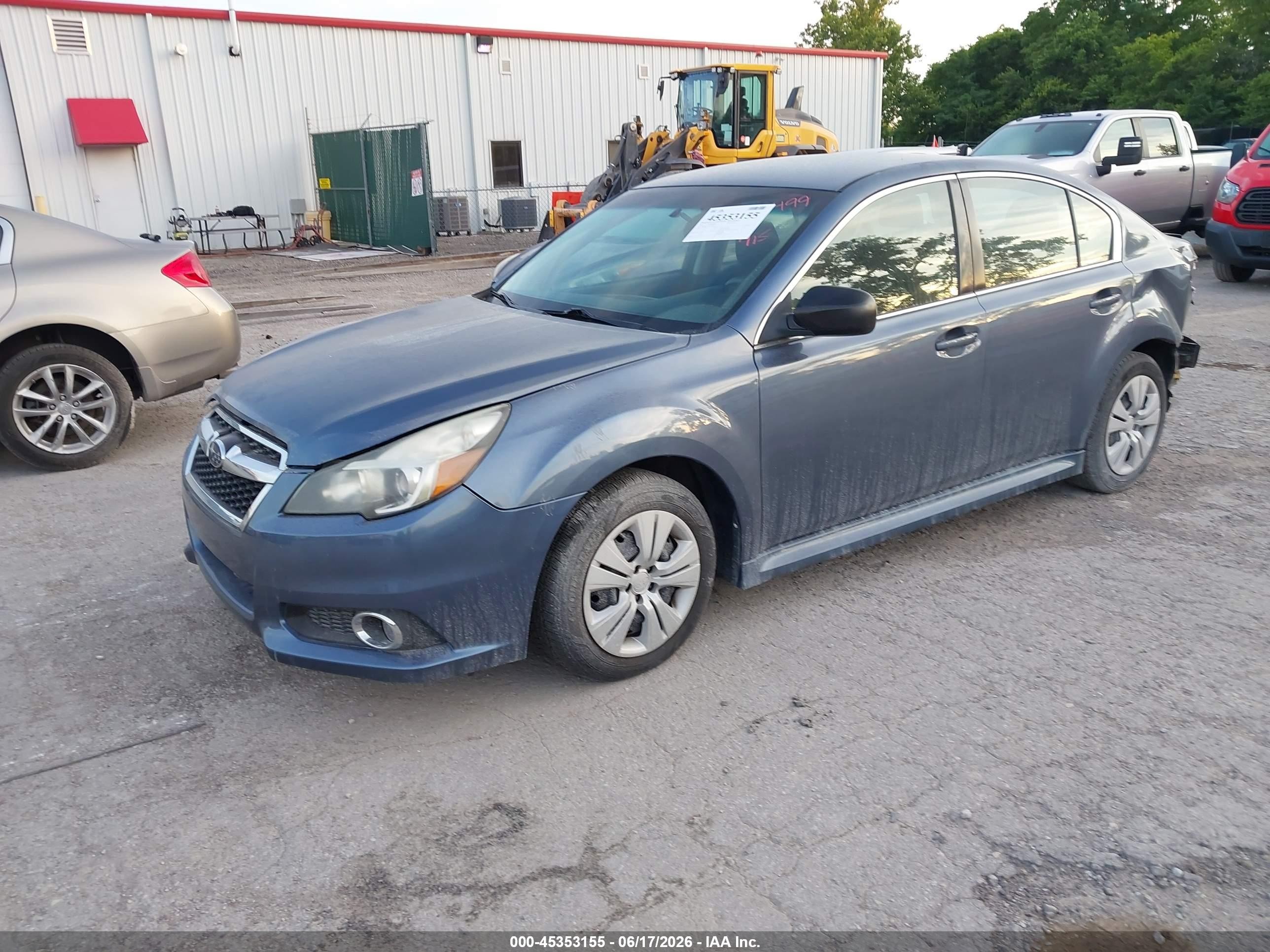 2014 Subaru Legacy 2.5i Blue vin: 4S3BMBA69E3030499