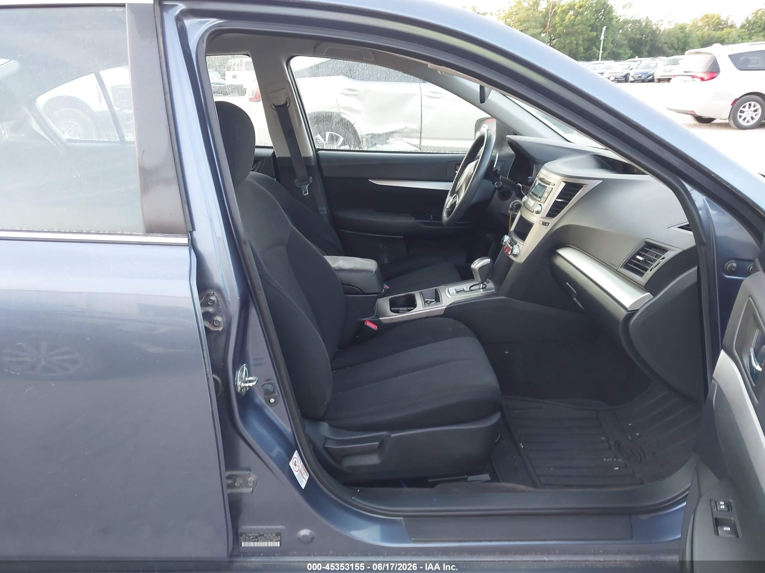 2014 Subaru Legacy 2.5i Blue vin: 4S3BMBA69E3030499