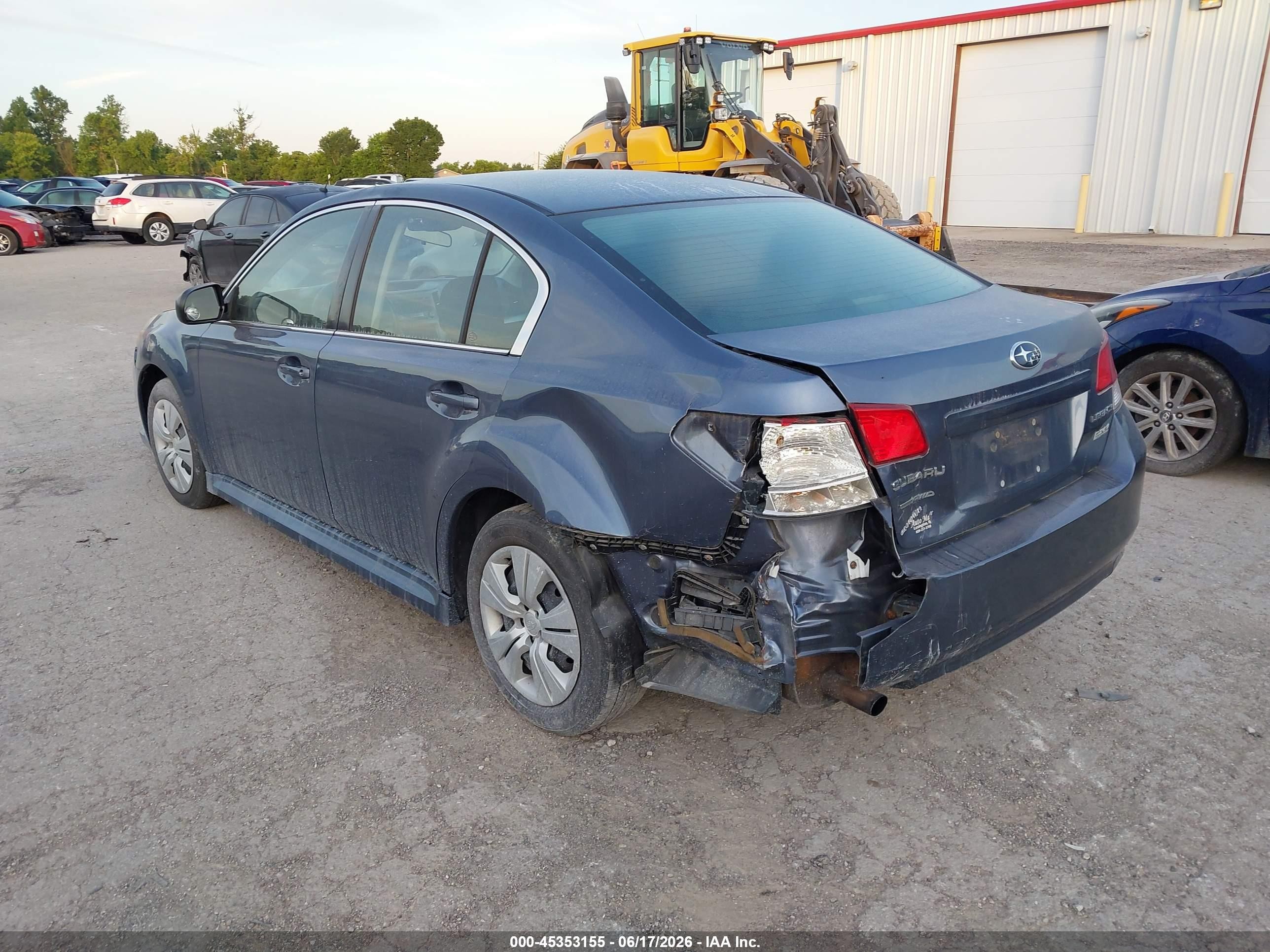 2014 Subaru Legacy 2.5i Blue vin: 4S3BMBA69E3030499