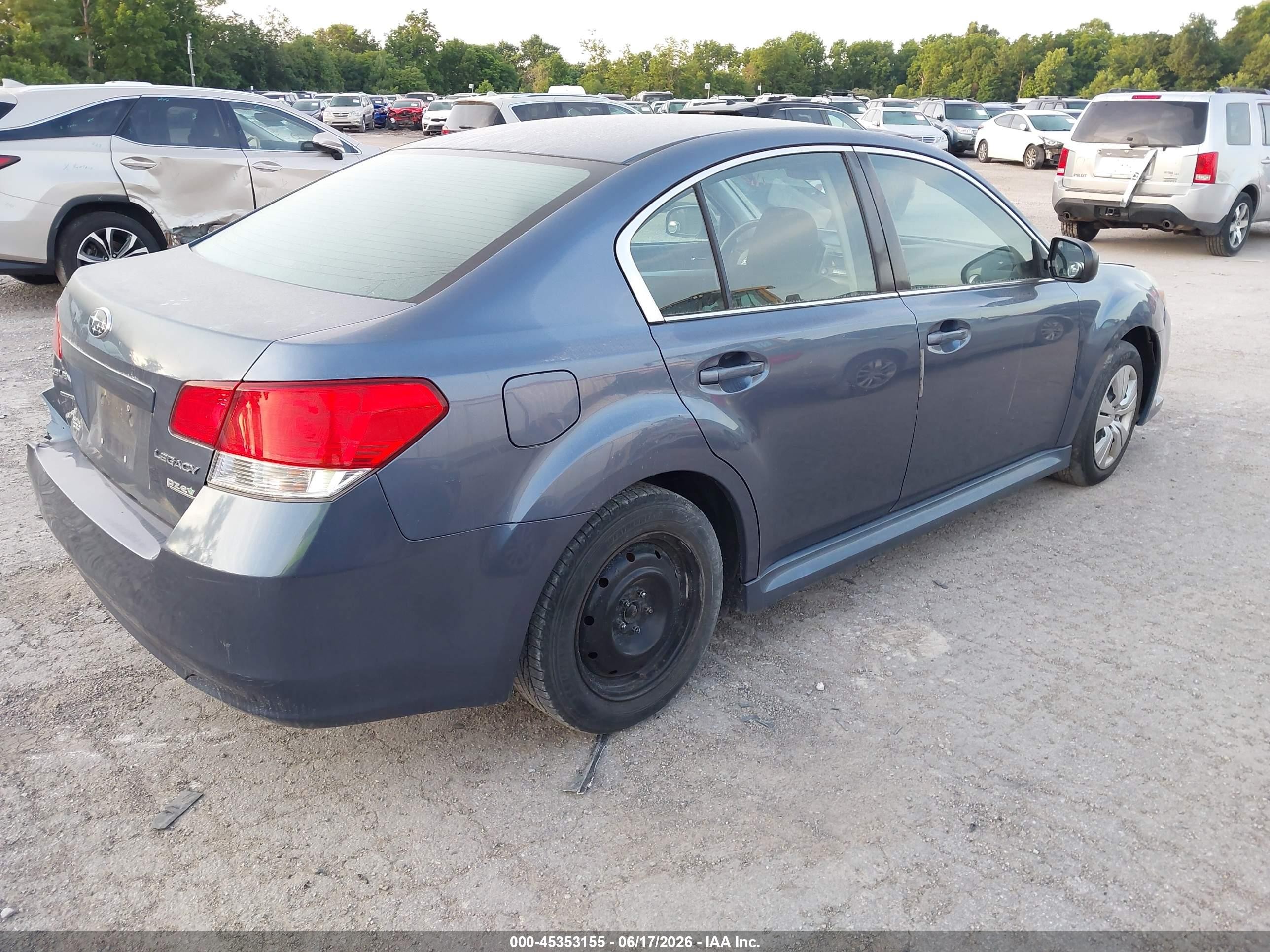 2014 Subaru Legacy 2.5i Blue vin: 4S3BMBA69E3030499