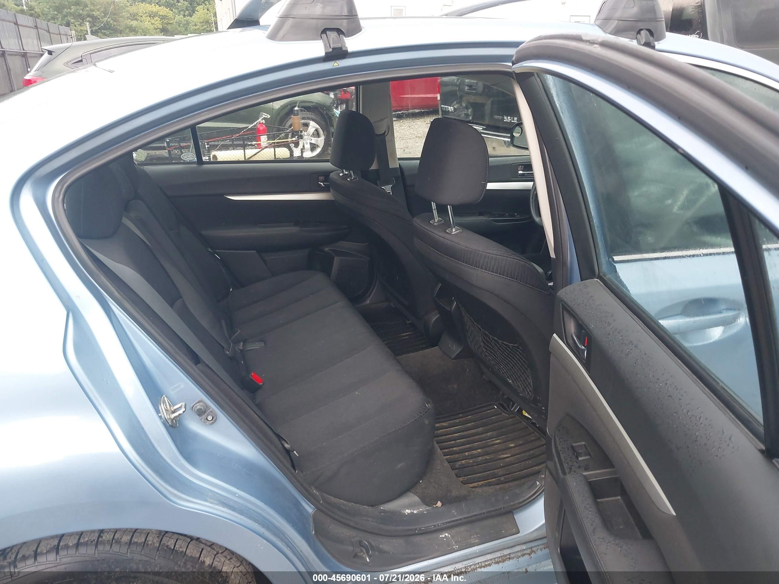 2012 Subaru Legacy 2.5i Blue vin: 4S3BMBA6XC3008184