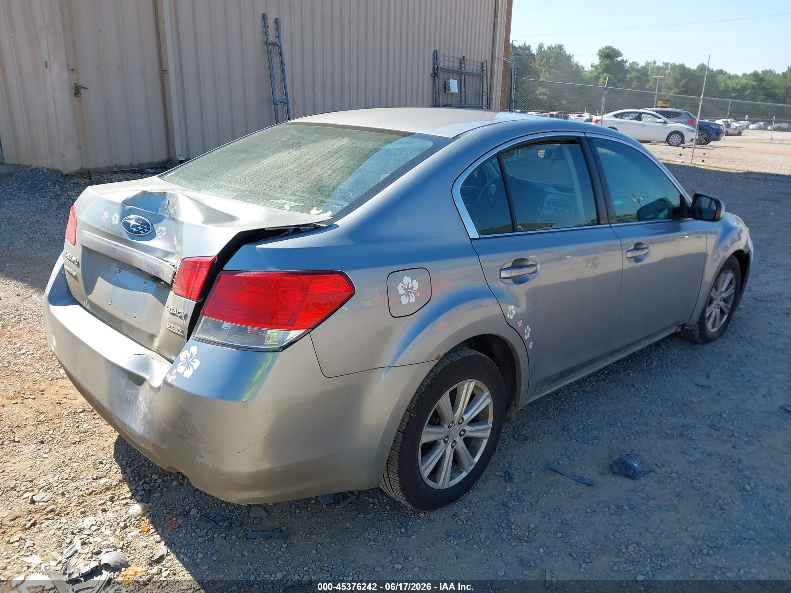 2011 Subaru Legacy 2.5i Premium Gray vin: 4S3BMBB60B3215468