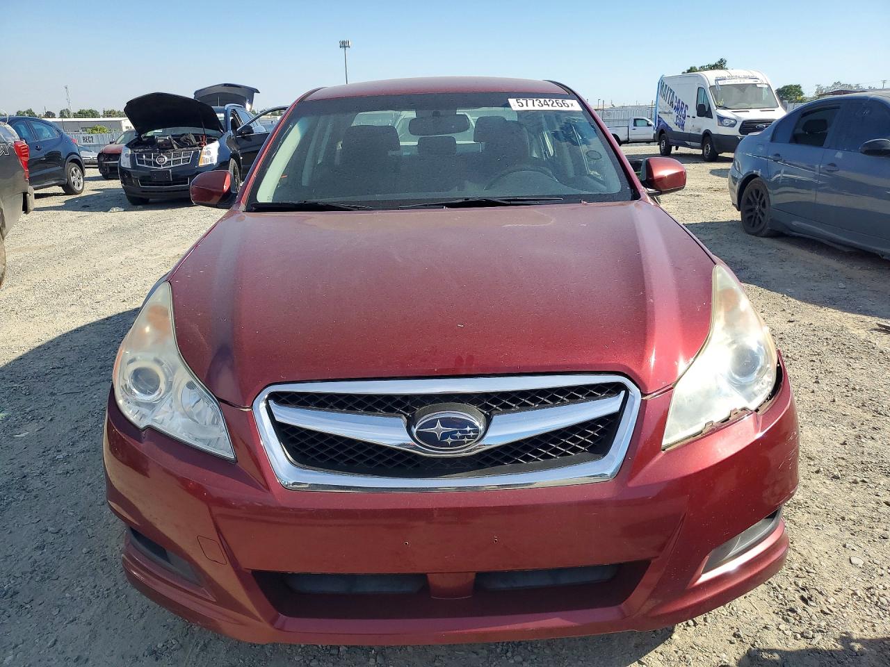 2012 Subaru Legacy 2.5i Premium Красный vin: 4S3BMBB61C3042660