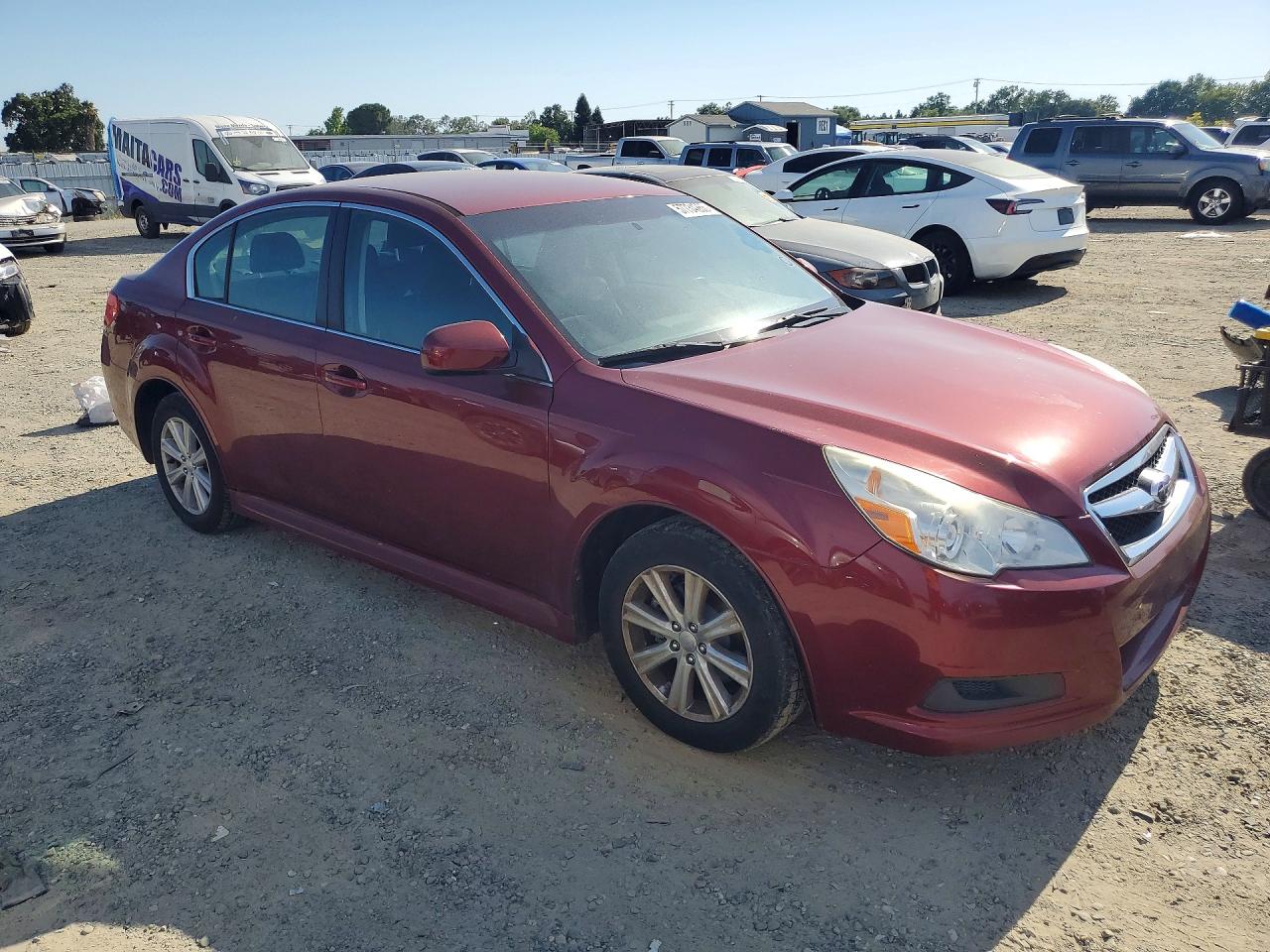 2012 Subaru Legacy 2.5i Premium Красный vin: 4S3BMBB61C3042660