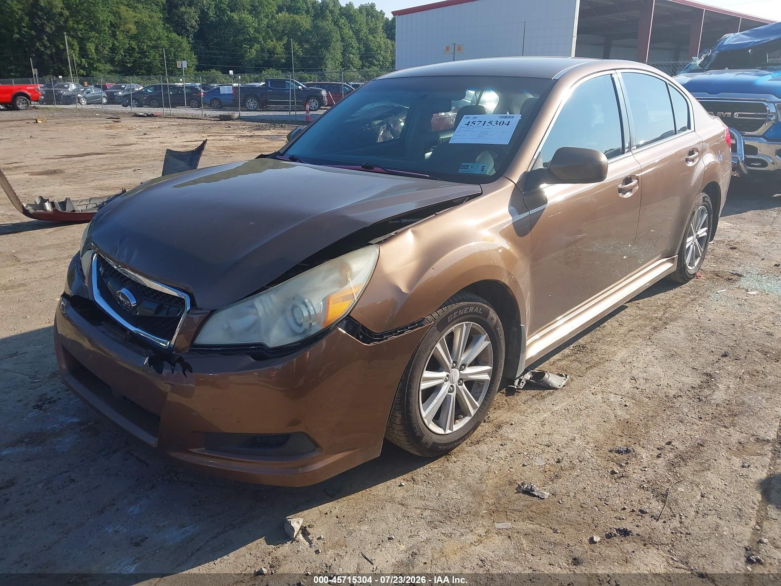 2011 Subaru Legacy 2.5i Premium Brown vin: 4S3BMBB63B3210216