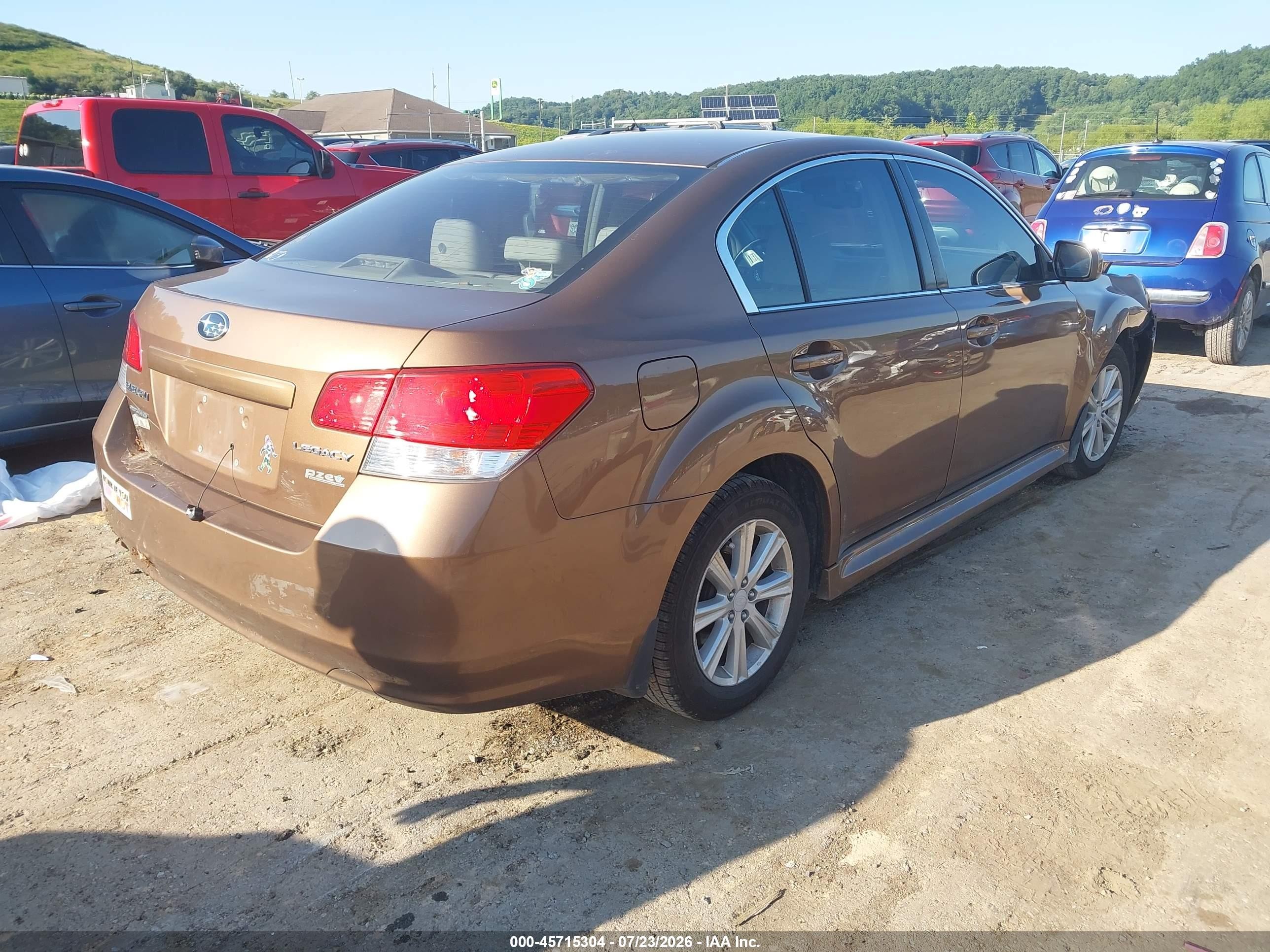 2011 Subaru Legacy 2.5i Premium Brown vin: 4S3BMBB63B3210216