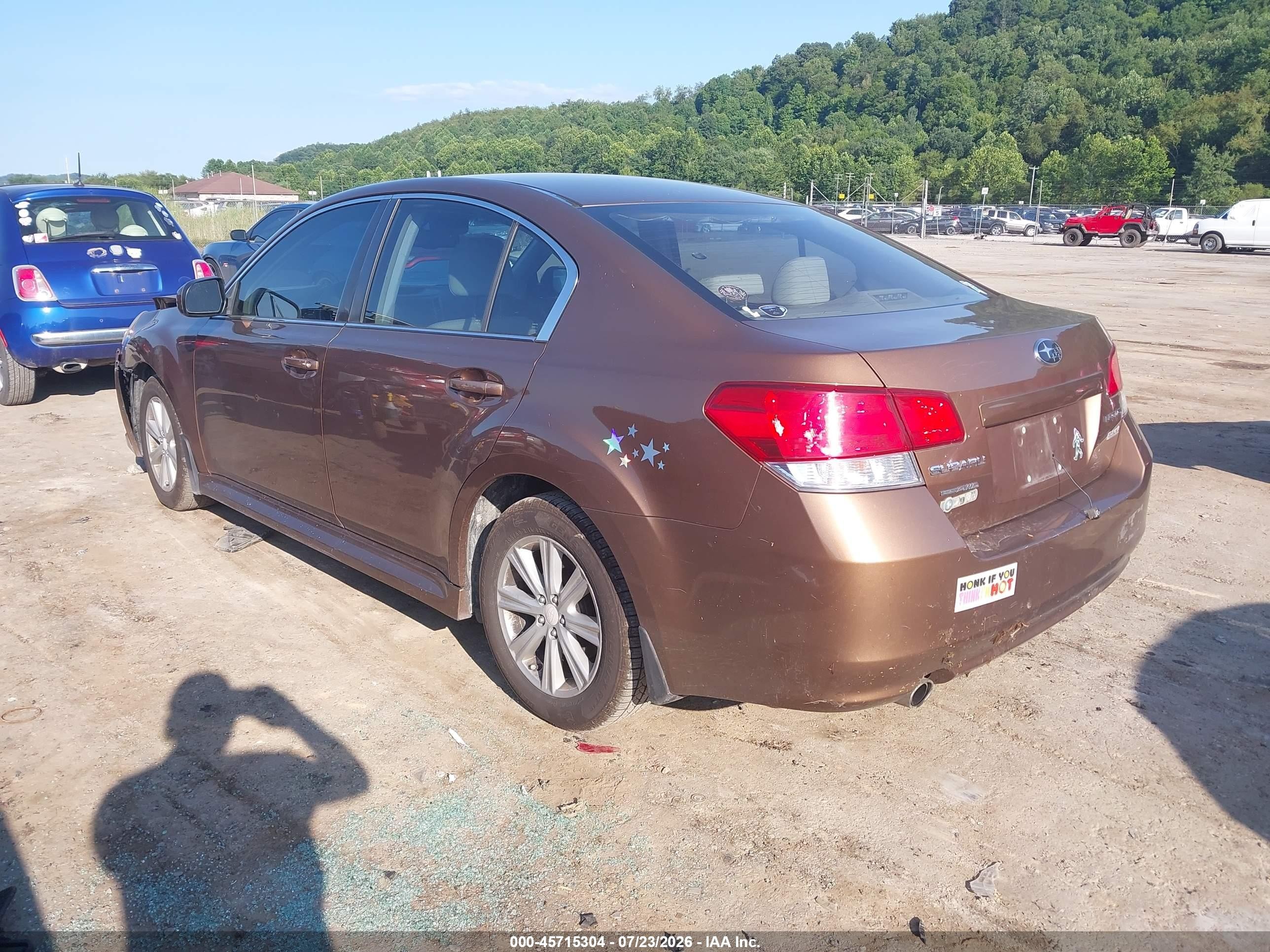 2011 Subaru Legacy 2.5i Premium Brown vin: 4S3BMBB63B3210216