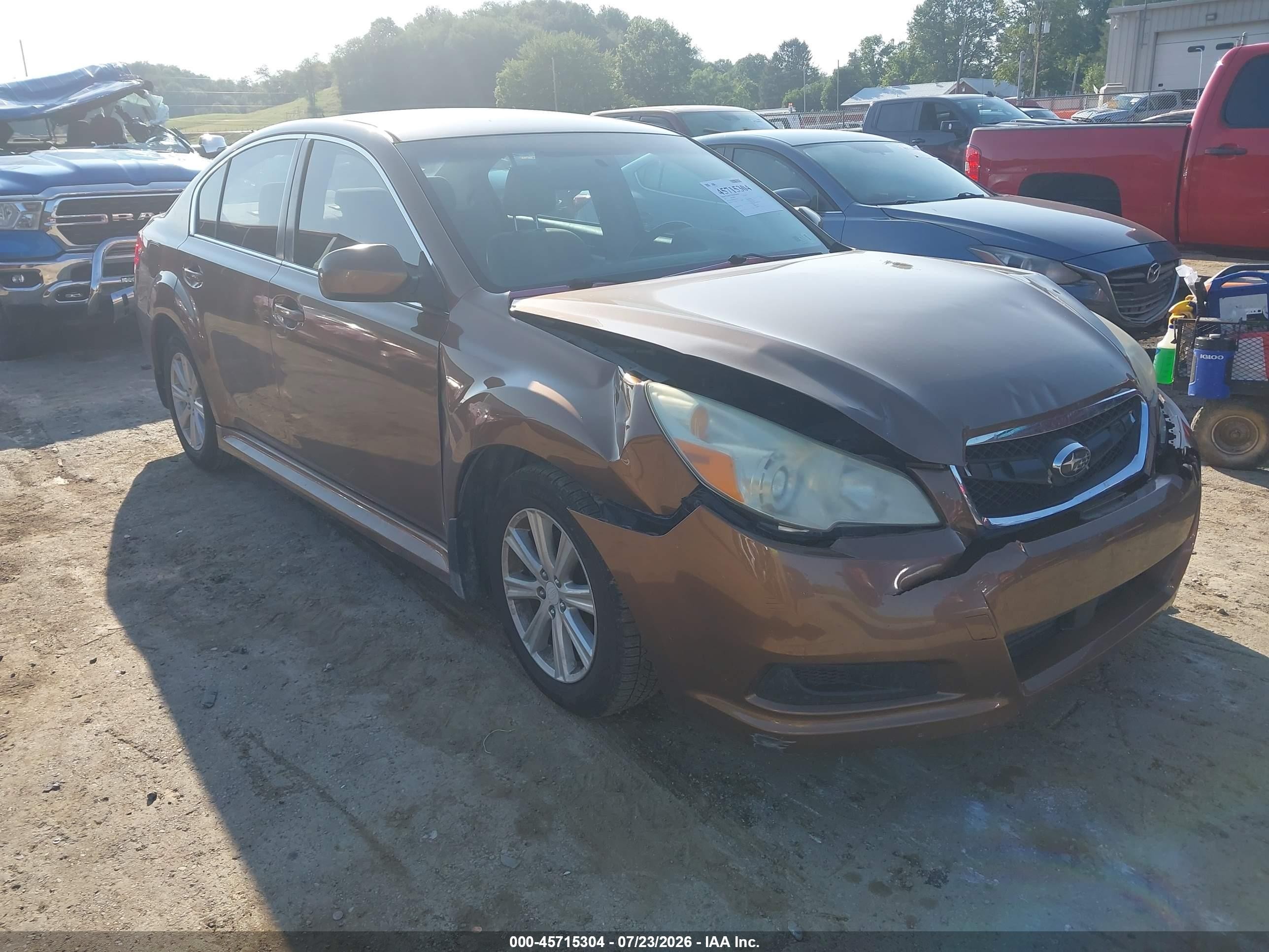 2011 Subaru Legacy 2.5i Premium Brown vin: 4S3BMBB63B3210216