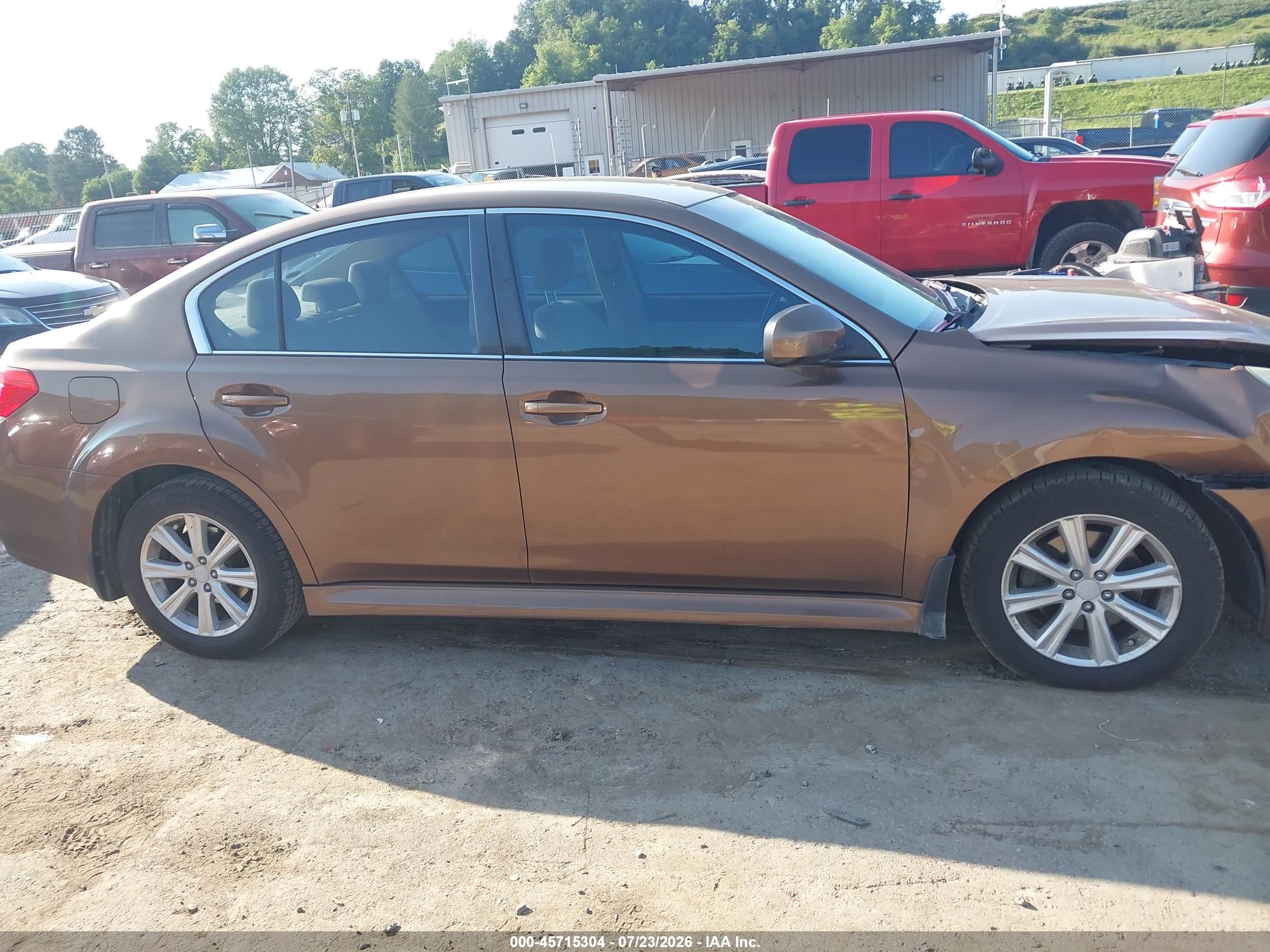 2011 Subaru Legacy 2.5i Premium Brown vin: 4S3BMBB63B3210216