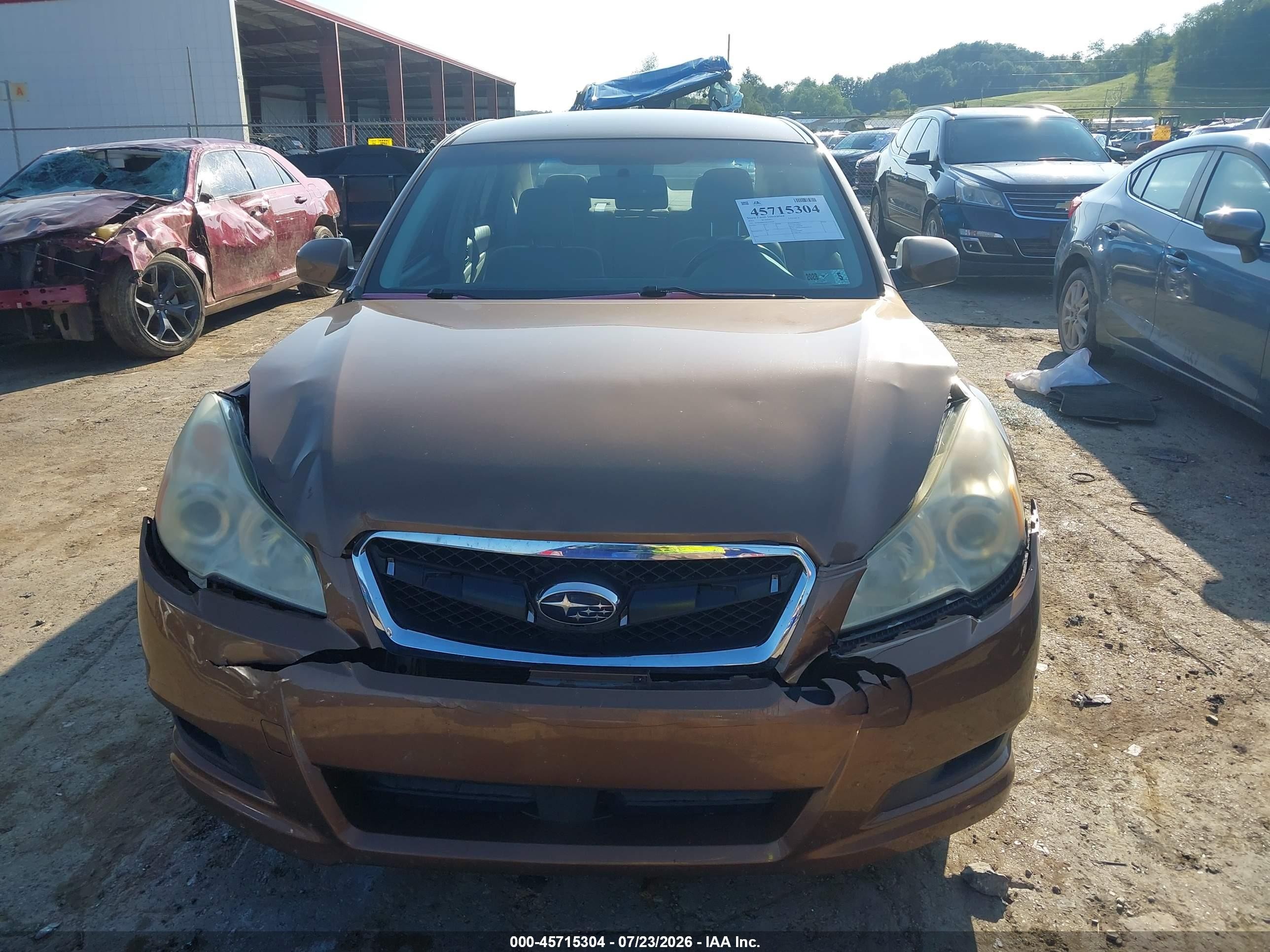 2011 Subaru Legacy 2.5i Premium Brown vin: 4S3BMBB63B3210216